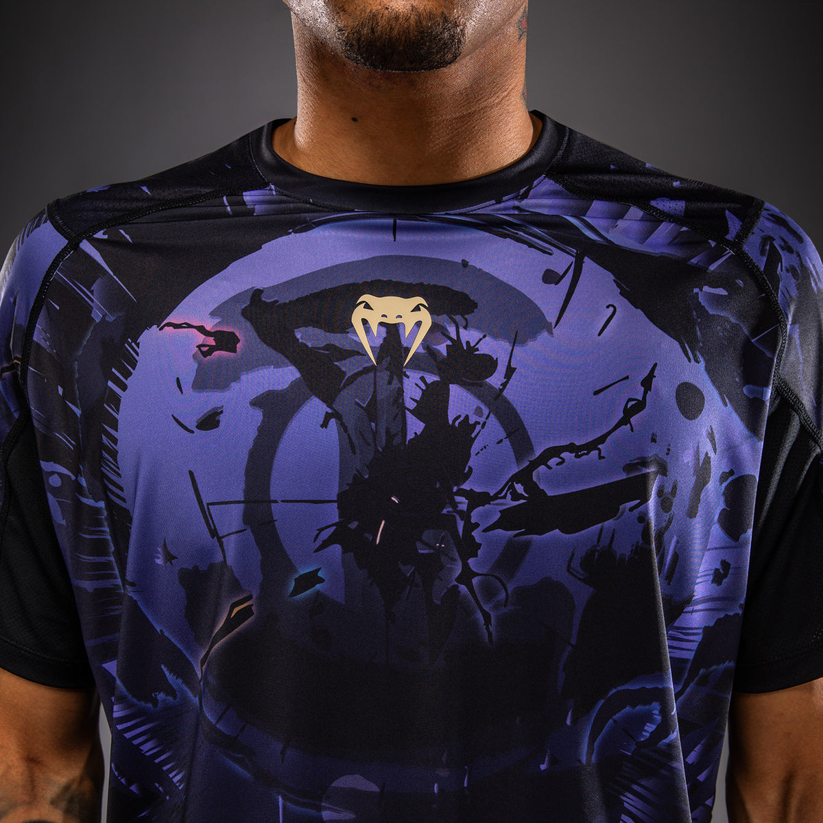 Jujutsu Kaisen x Venum Gojo Dry-Tech-T-Shirt – Lila