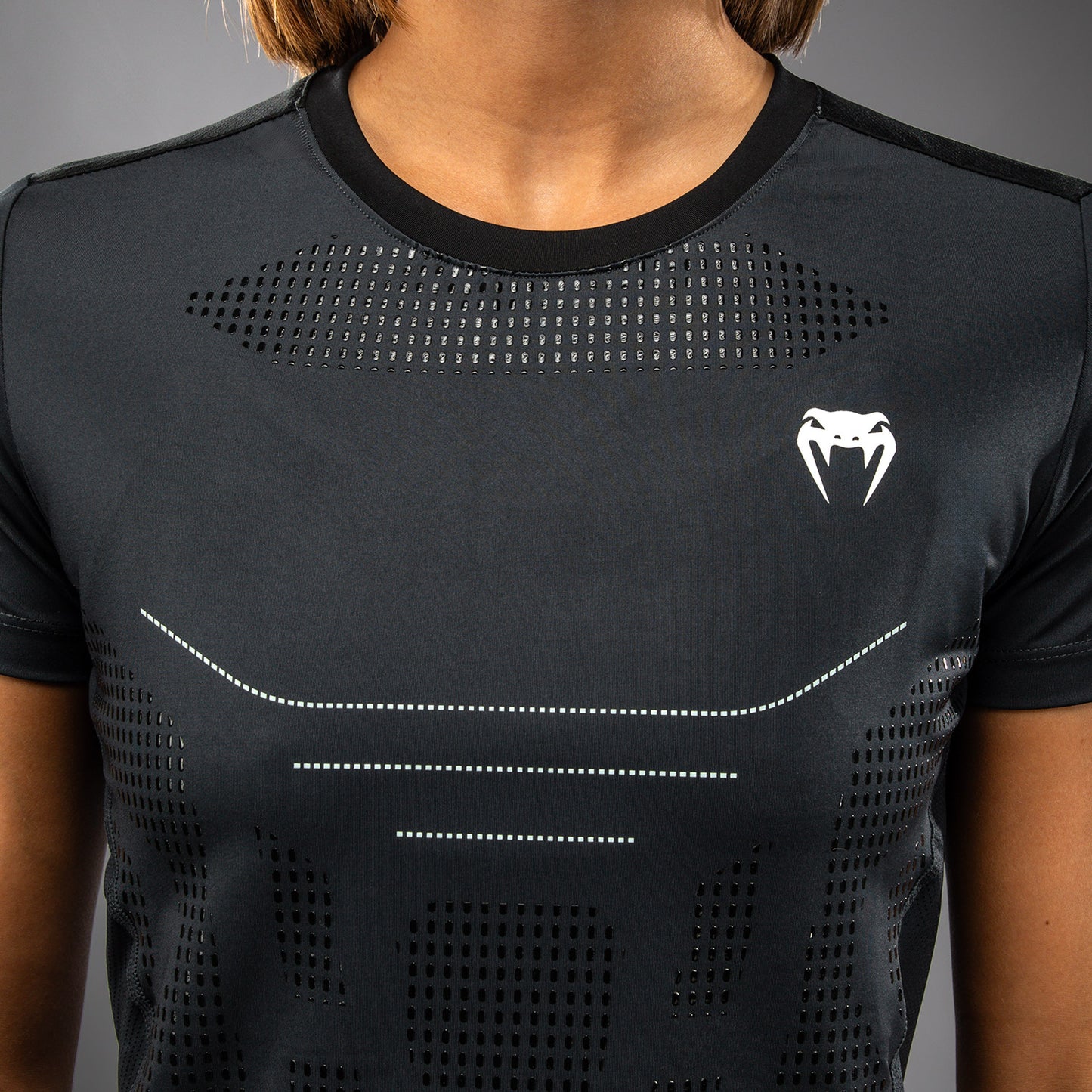 Venum Technical 3.0 Damen Dry Tech T-Shirt - Grigio tempesta