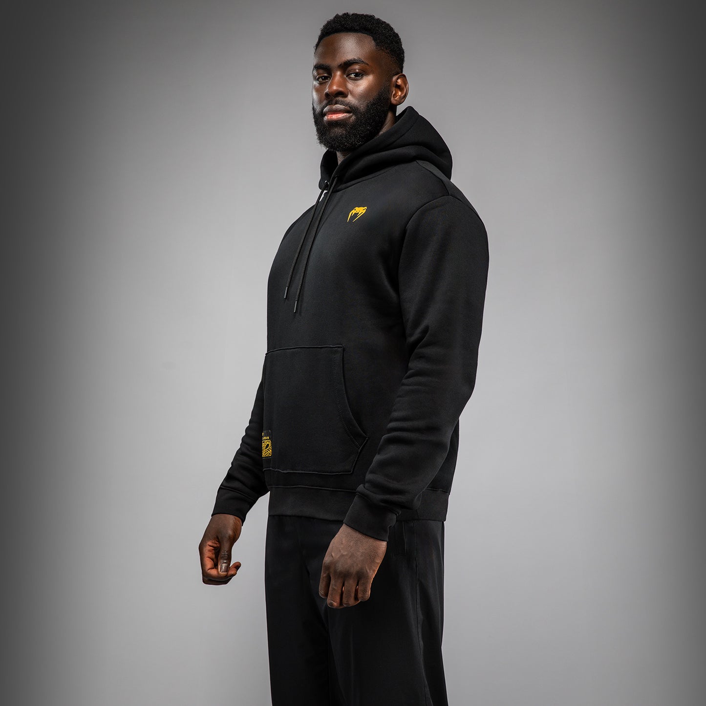 Venum Serpenti Hoodie – Schwarz/Silber/Gold