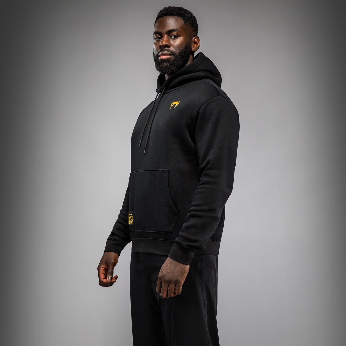 Venum Serpenti Hoodie – Schwarz/Silber/Gold