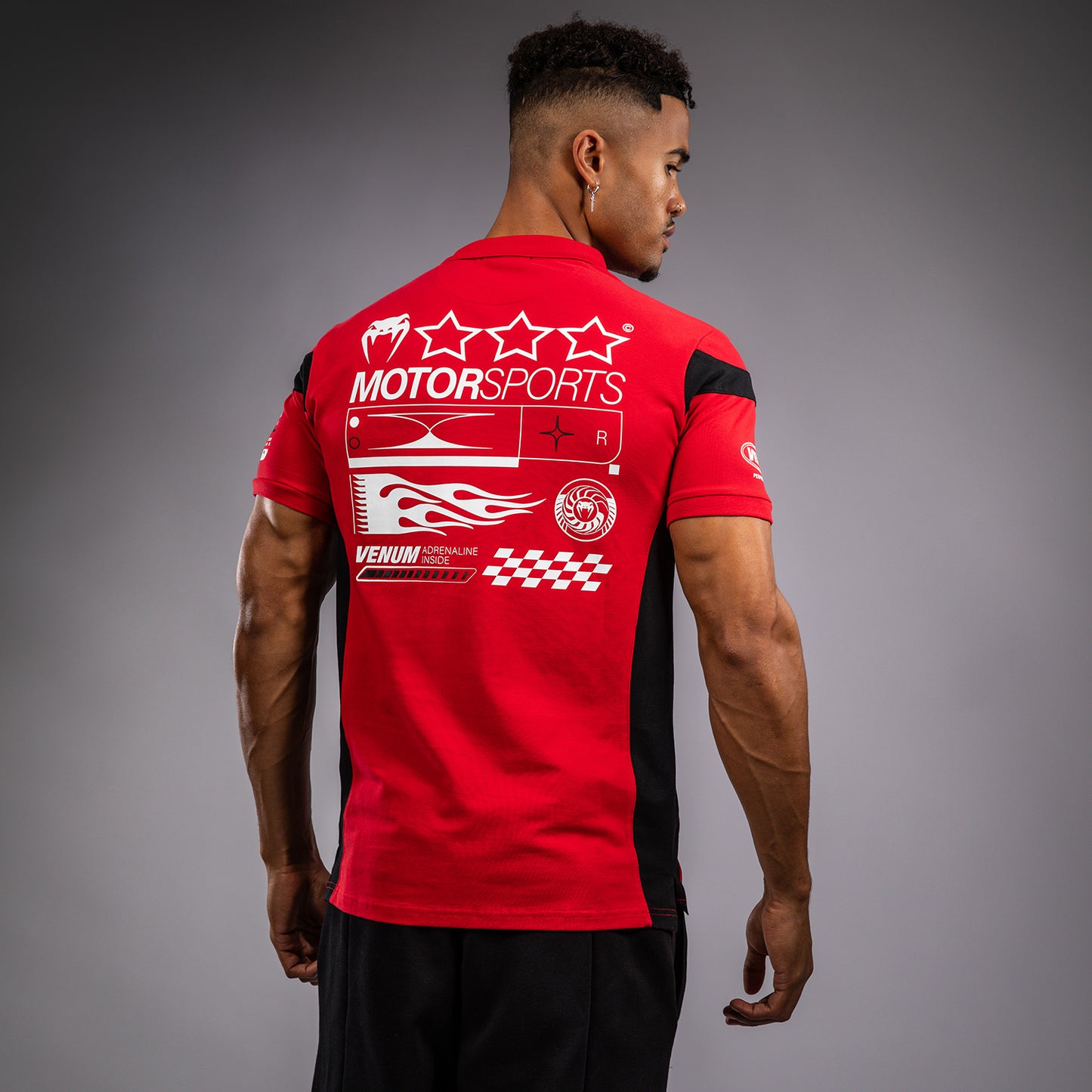 Venum Motorsport Baumwoll-Polo - Rennrot