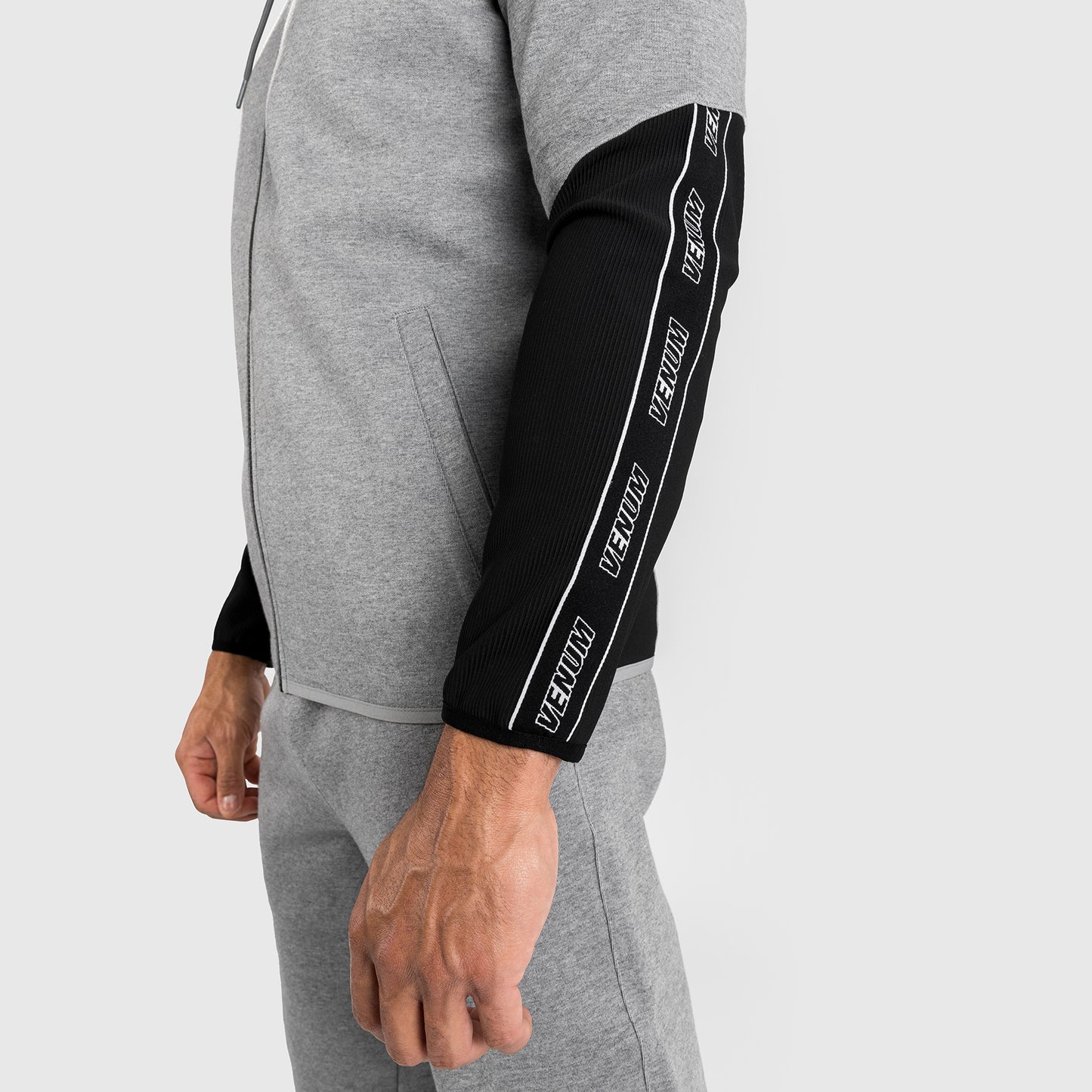 Venum Contender 4.0 Herren Hoodie - Grau/Schwarz