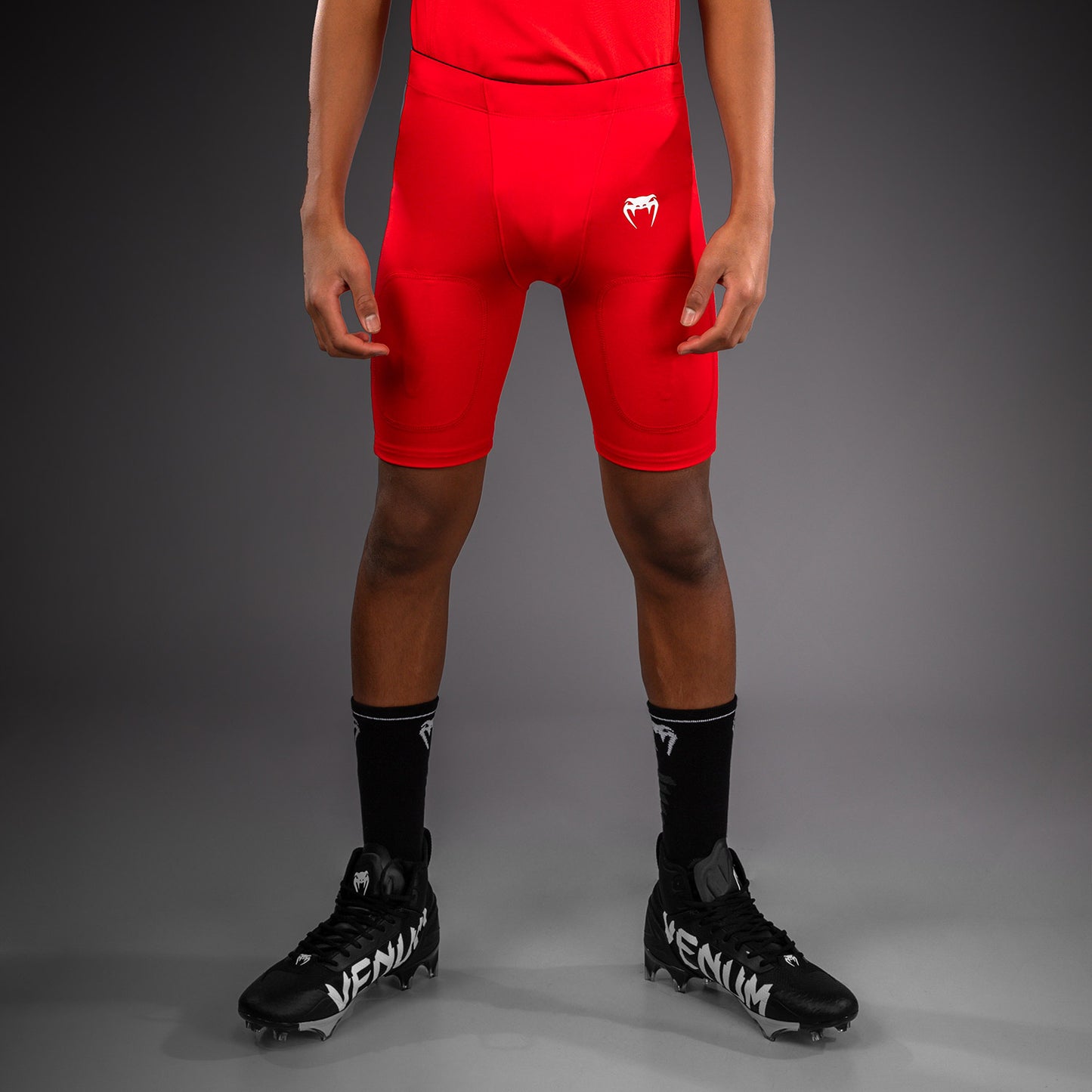 Venum Elite Fußball Kompressionsshorts für Kinder - Rot