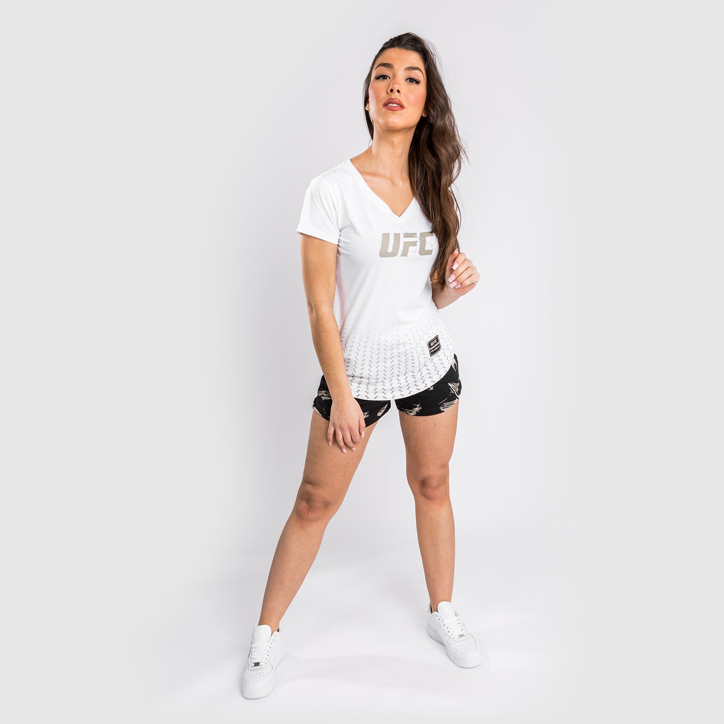 UFC Venum Authentic Fight Week 2.0 T-Shirt – Für Frauen – Weiß