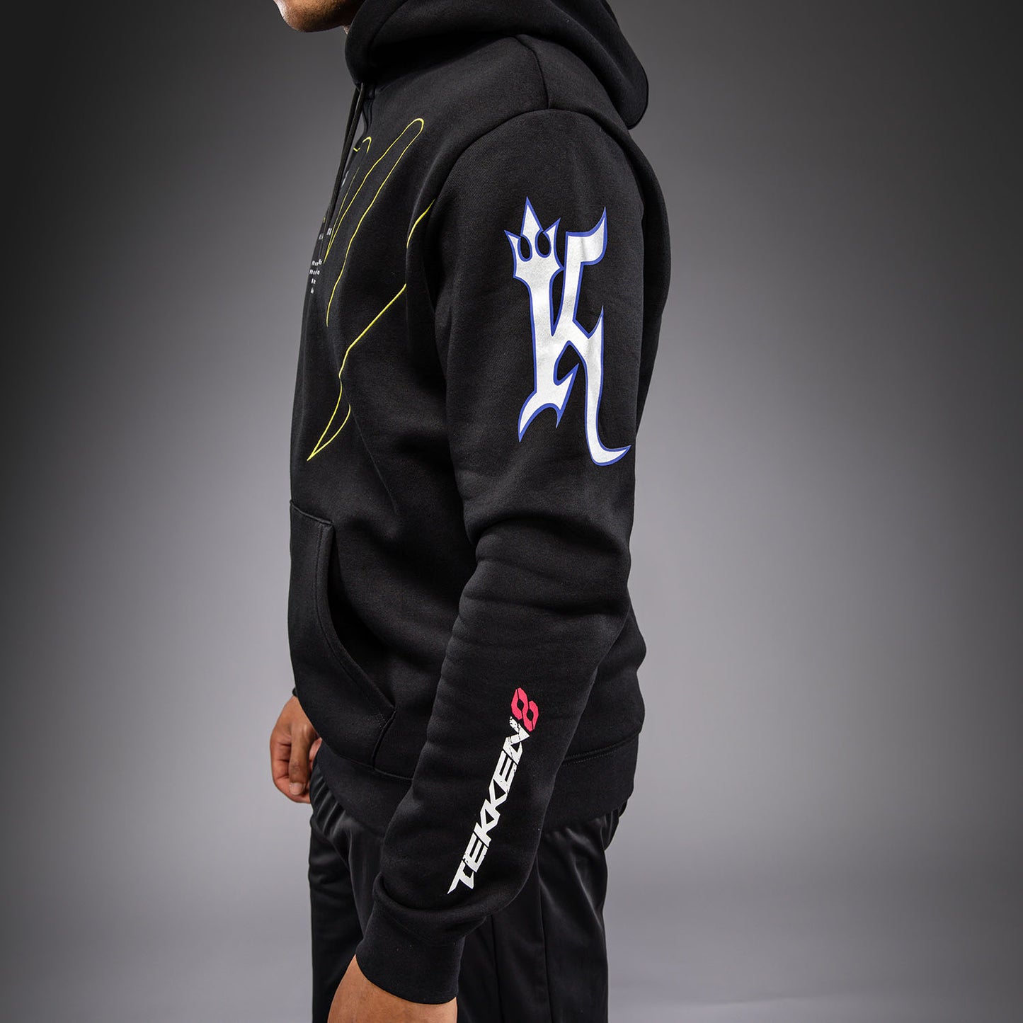 Venum x TEKKEN 8 Kapuzenpullover - King - Schwarz/Gelb