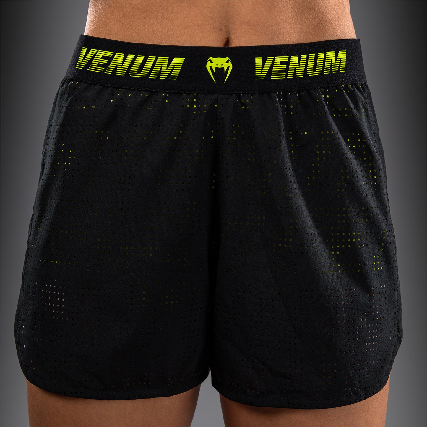 Venum Lazer Trainingsshorts für Damen - Schwarz/Gelb