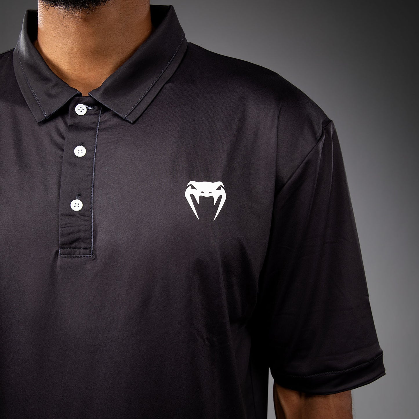 Venum x Ares Poloshirt – Schwarz