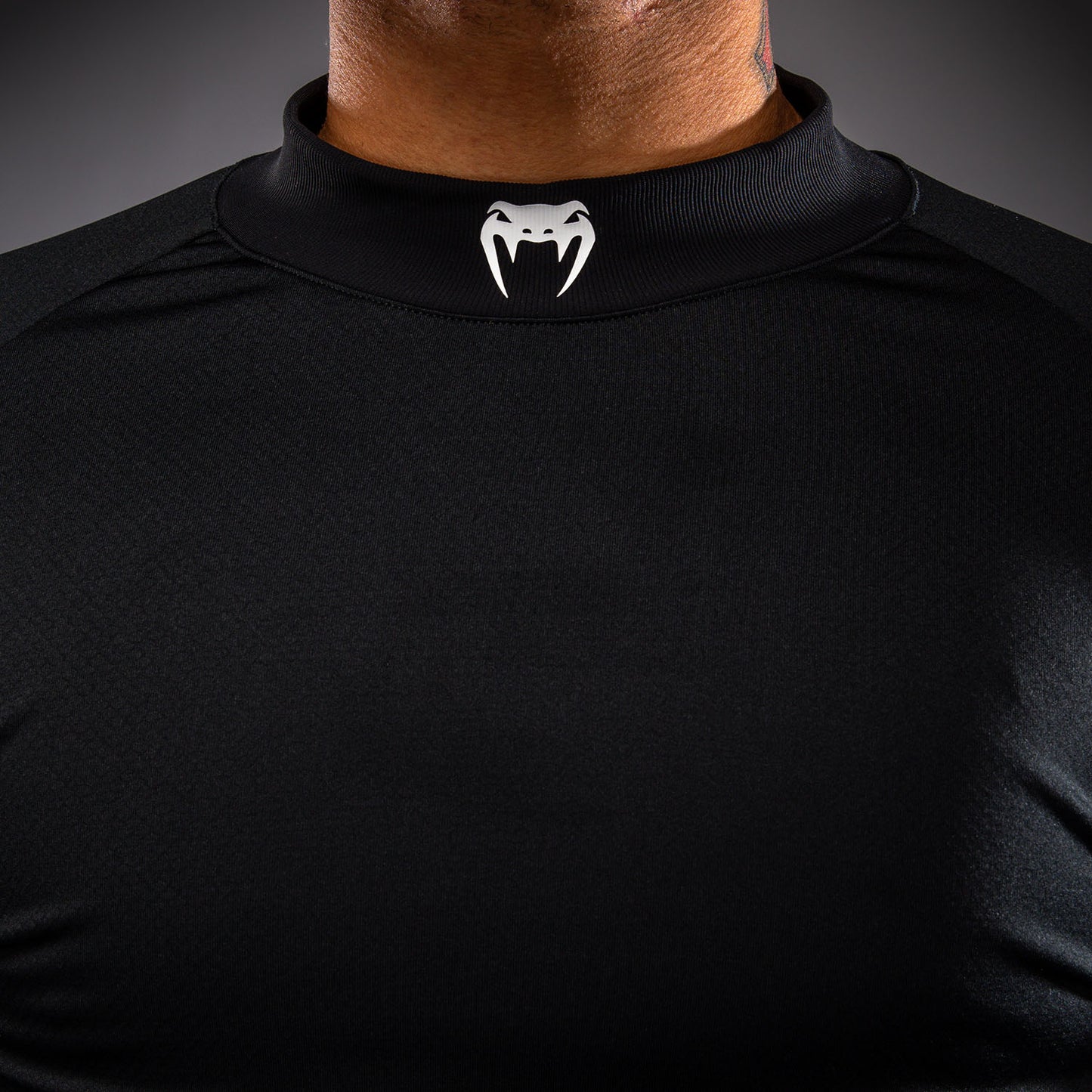 Venum MX Basics Langarmshirt - Schwarz/Weiß