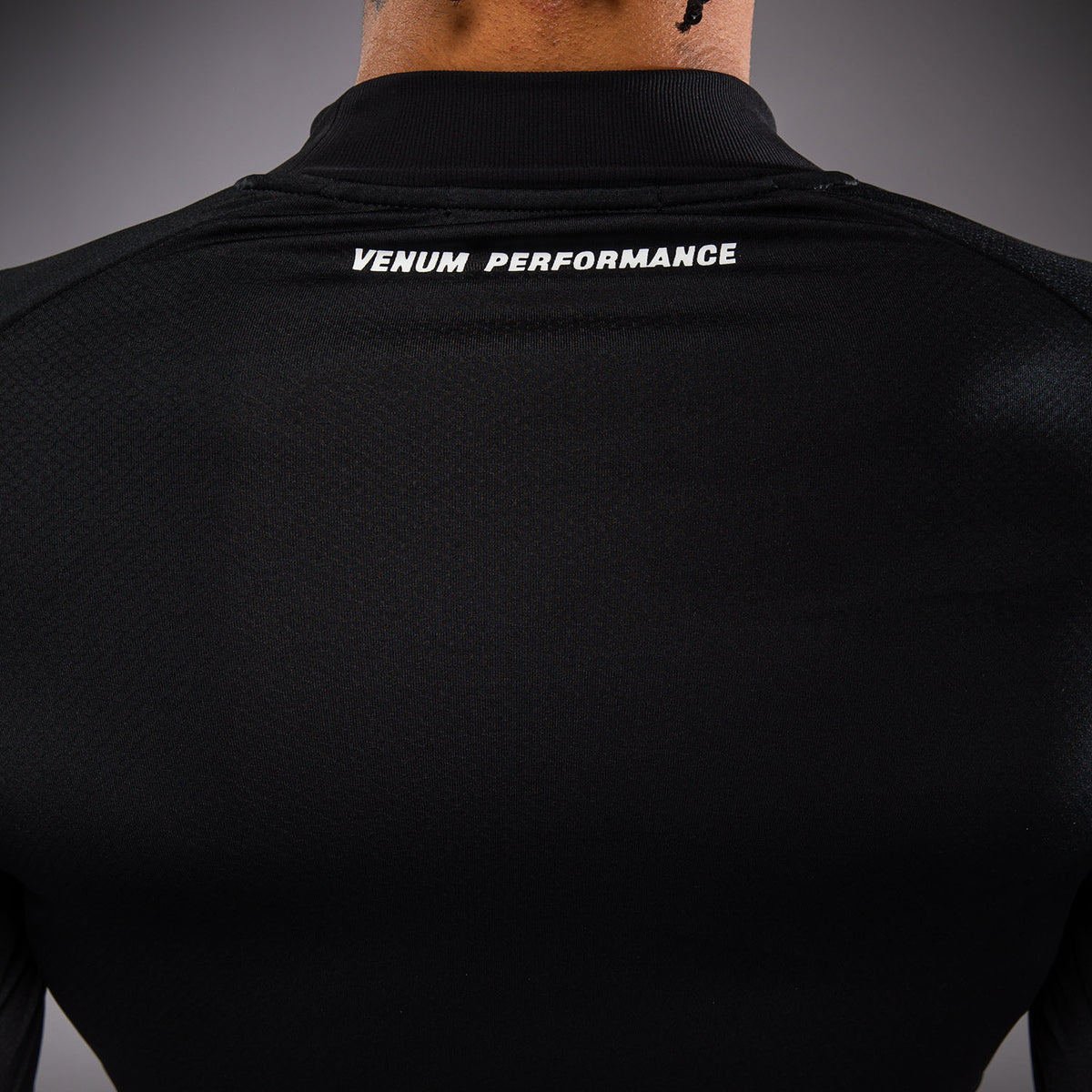 Venum MX Basics Langarmshirt - Schwarz/Weiß