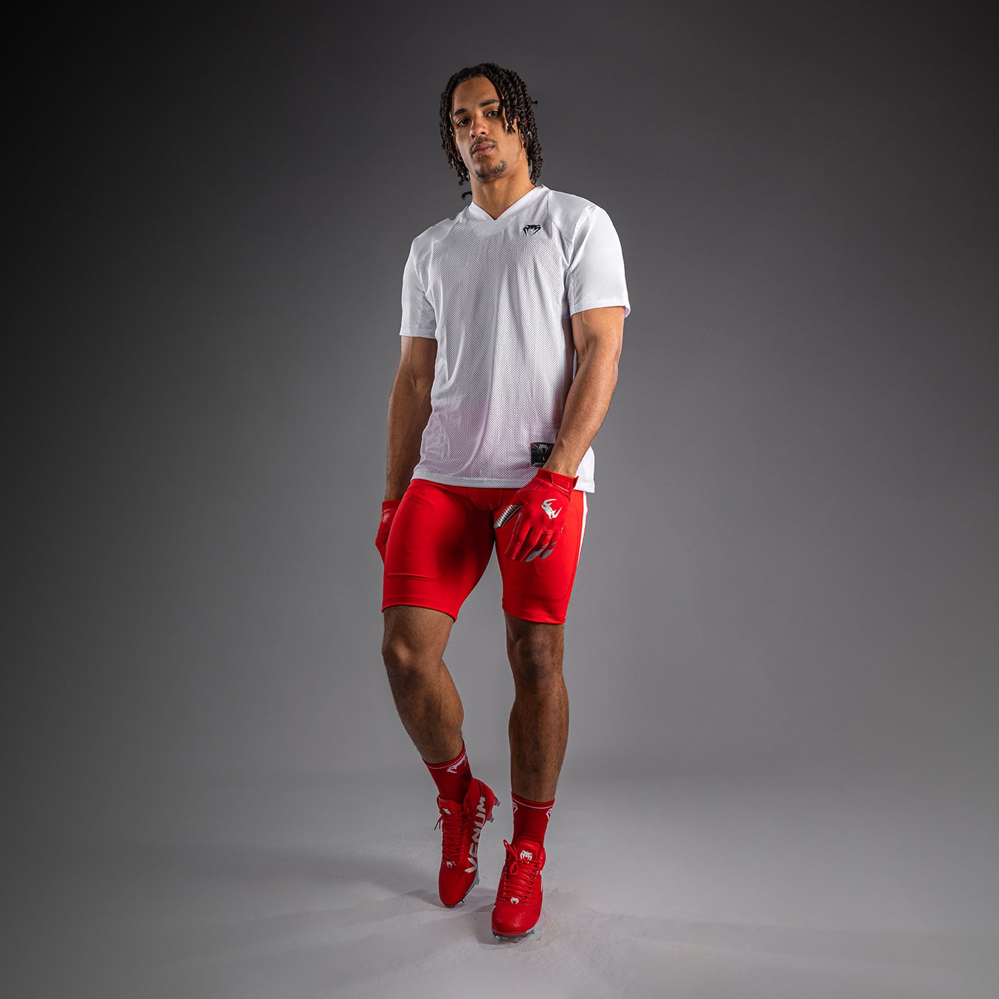 Venum Elite Fußball Kompressionsshorts - Rot
