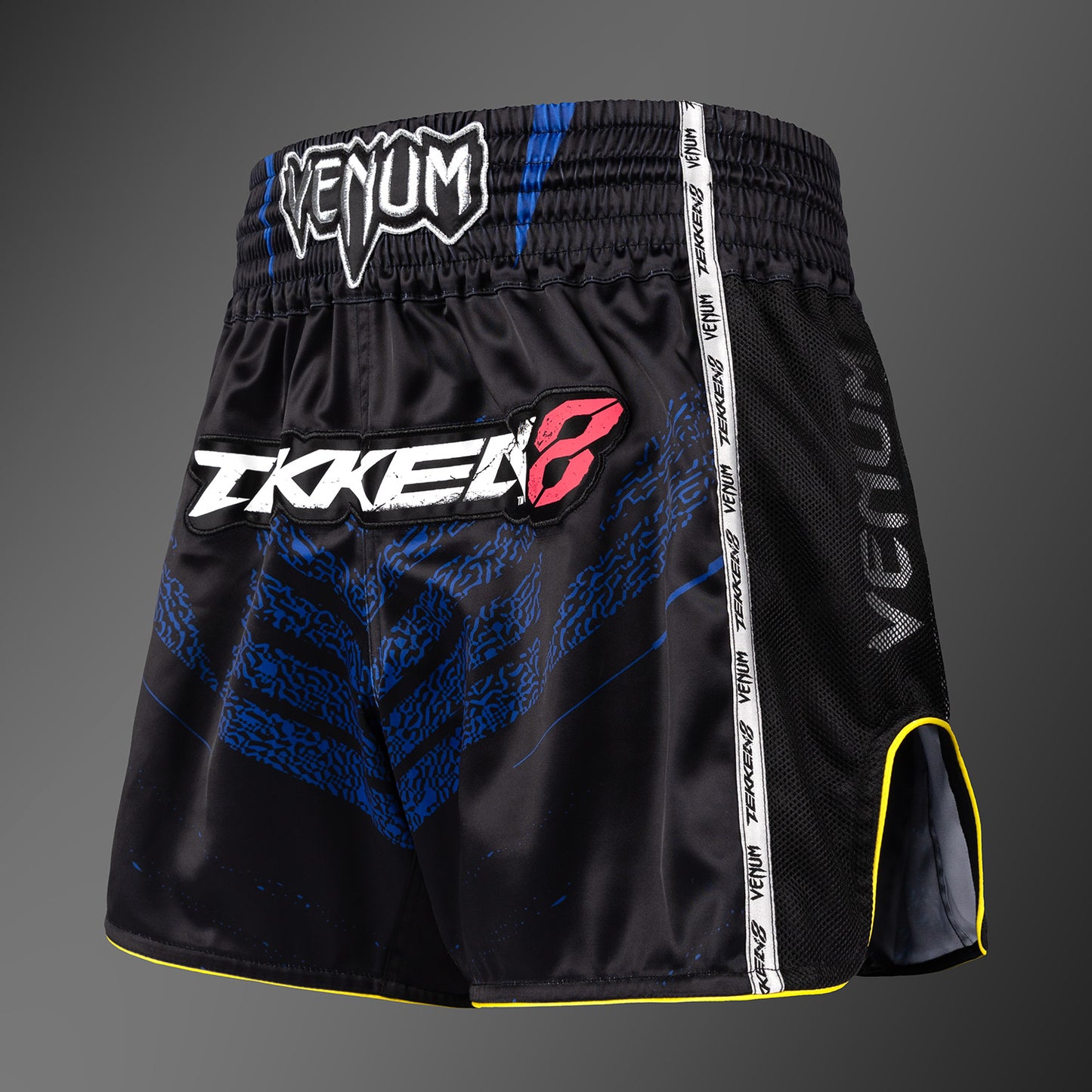 Venum x TEKKEN 8 Muay‑Thai‑Shorts - King - Schwarz/Gelb