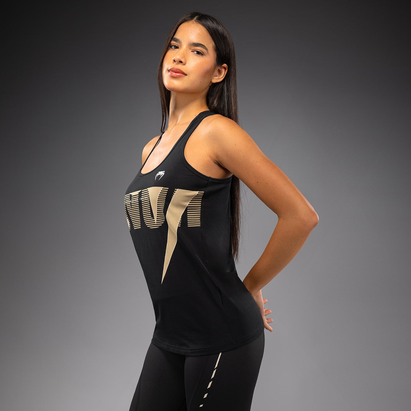 Venum Adrenaline Damen Tank Top – Schwarz/Elfenbein