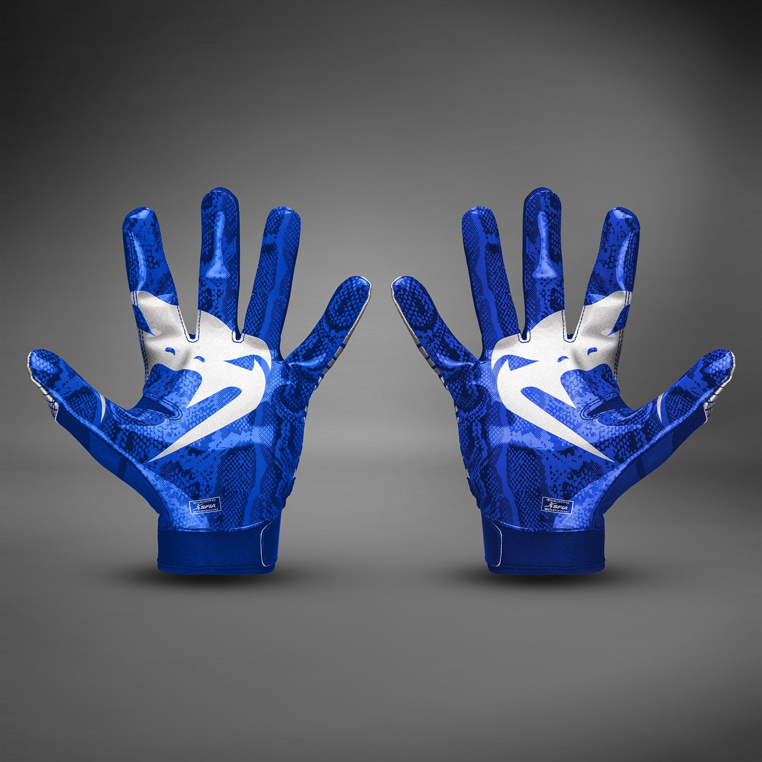football handschuhe kaufen Venum Elite Football Handschuhe - Royalblau/Silber