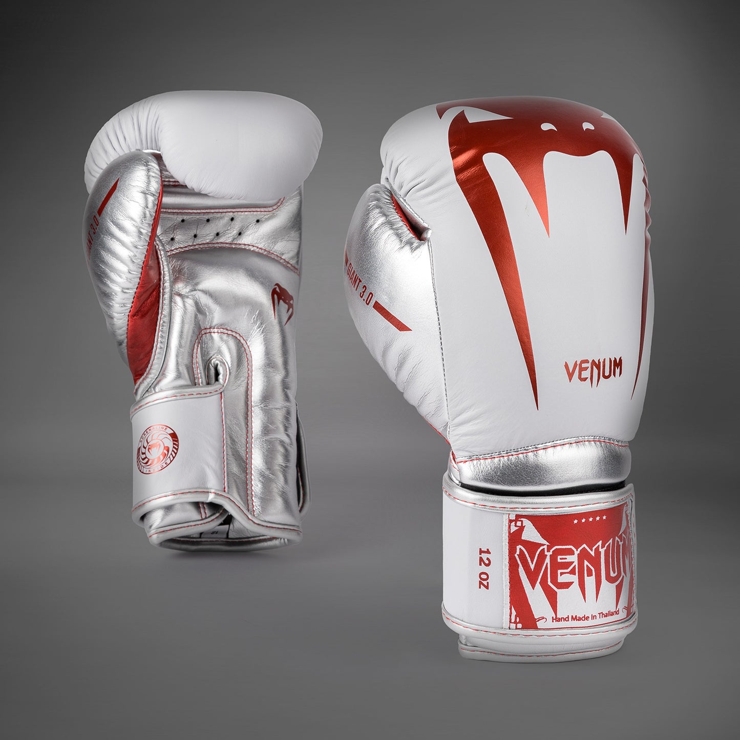 Venum Giant 3.0  Boxhandschuhe - Rot/Silber - Spezialausgabe