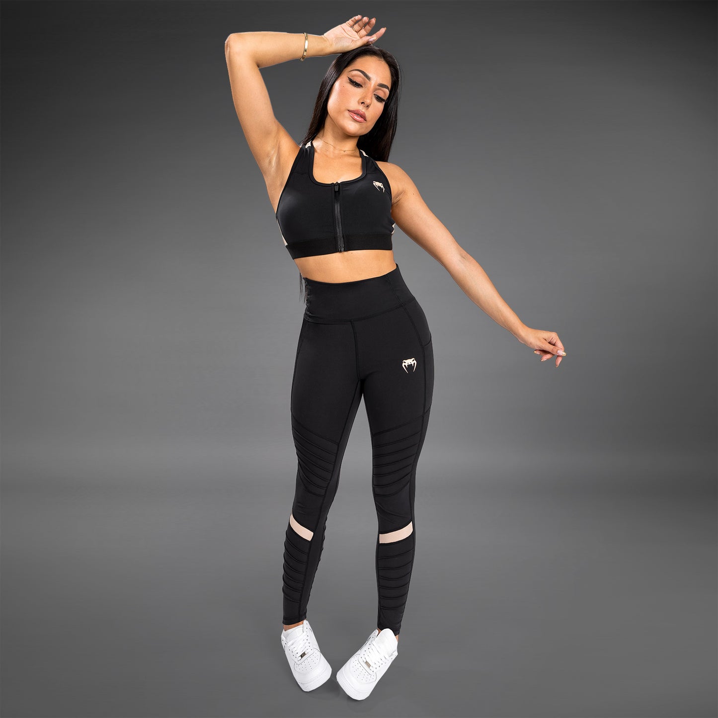 Venum Moto Leggings - Schwarz/Sand