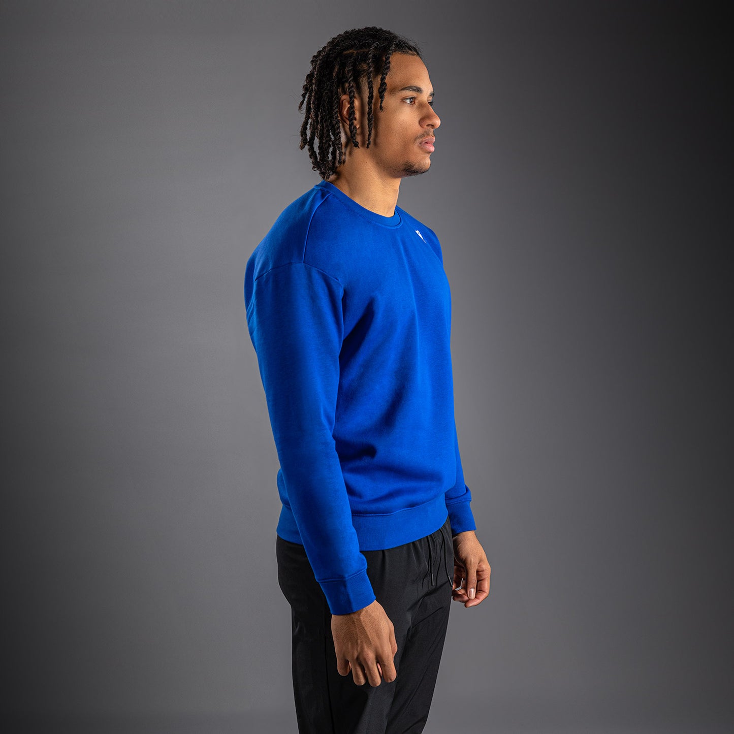 Venum Lineup Fleece Crew - Königsblau/Weiß