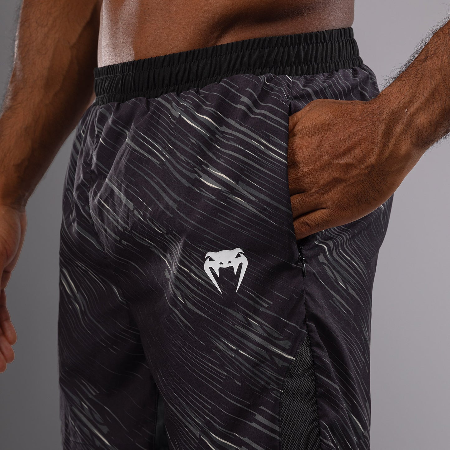 Venum Rapid Trainingsshorts - Schwarz/Sturmgrau