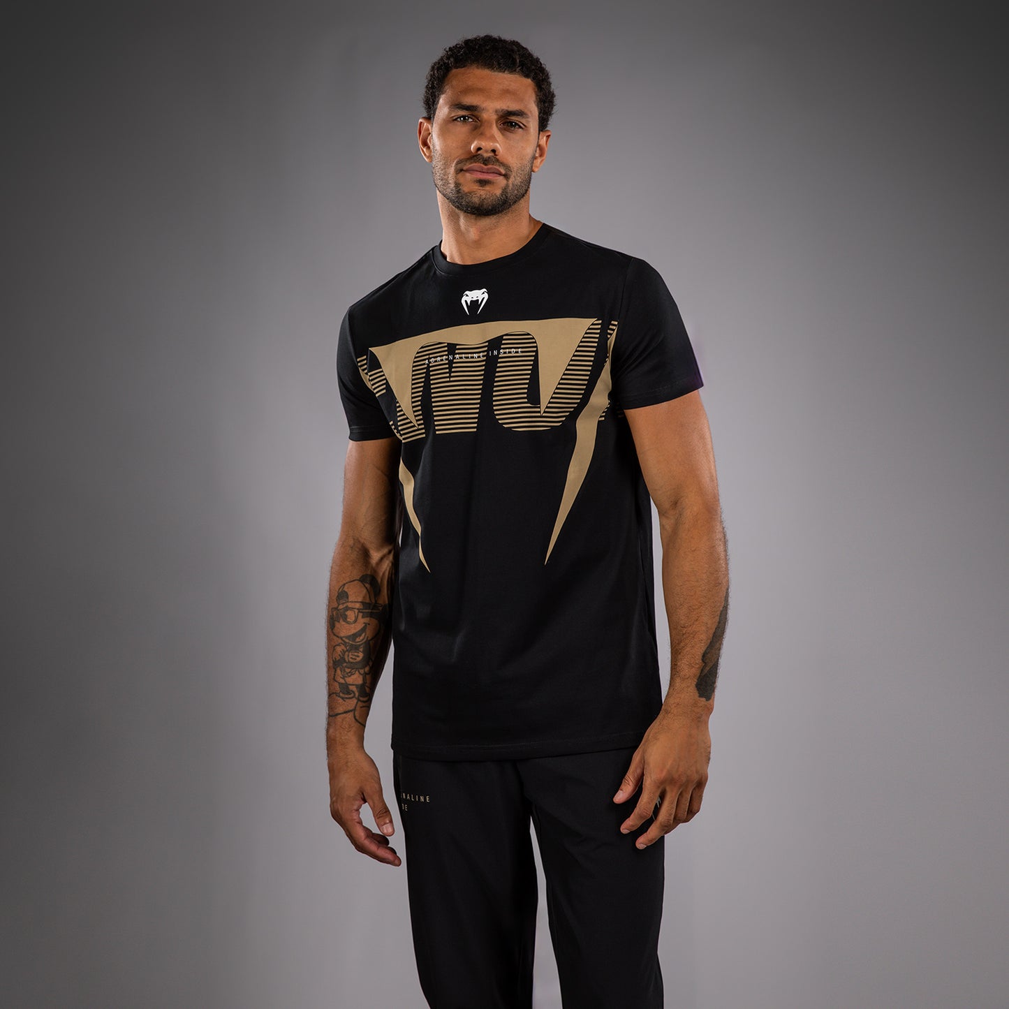 Venum Adrenaline T-Shirt – Schwarz/Sand