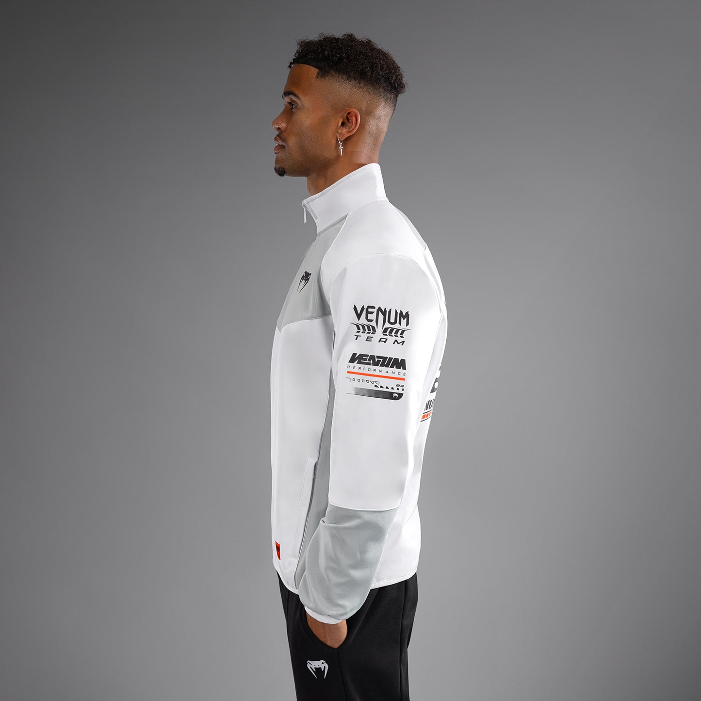 Venum Motorsport Softshell-Jacke - Schneeweiß