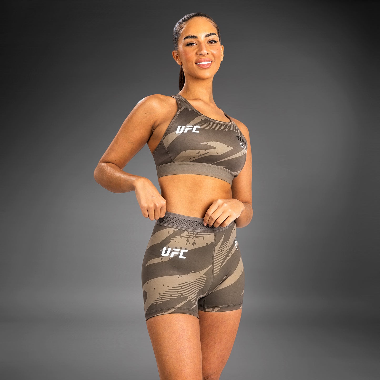 UFC Adrenaline by Venum Fight Week Frauen Vale Tudo Short - Charcoal Grey