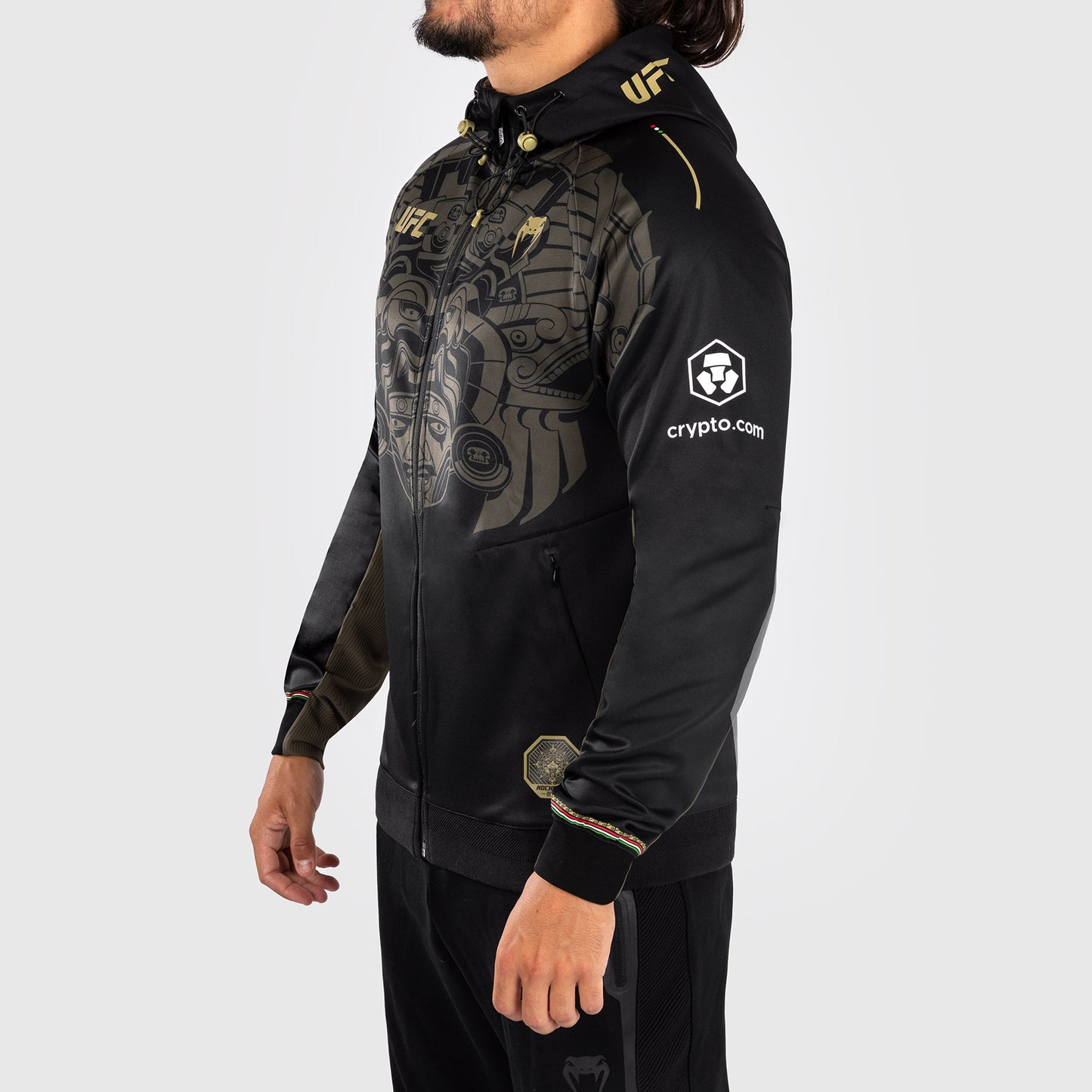 Noche UFC by VenumAuthenticr Fight Night Herren Walkout Hoodie - Schwarz