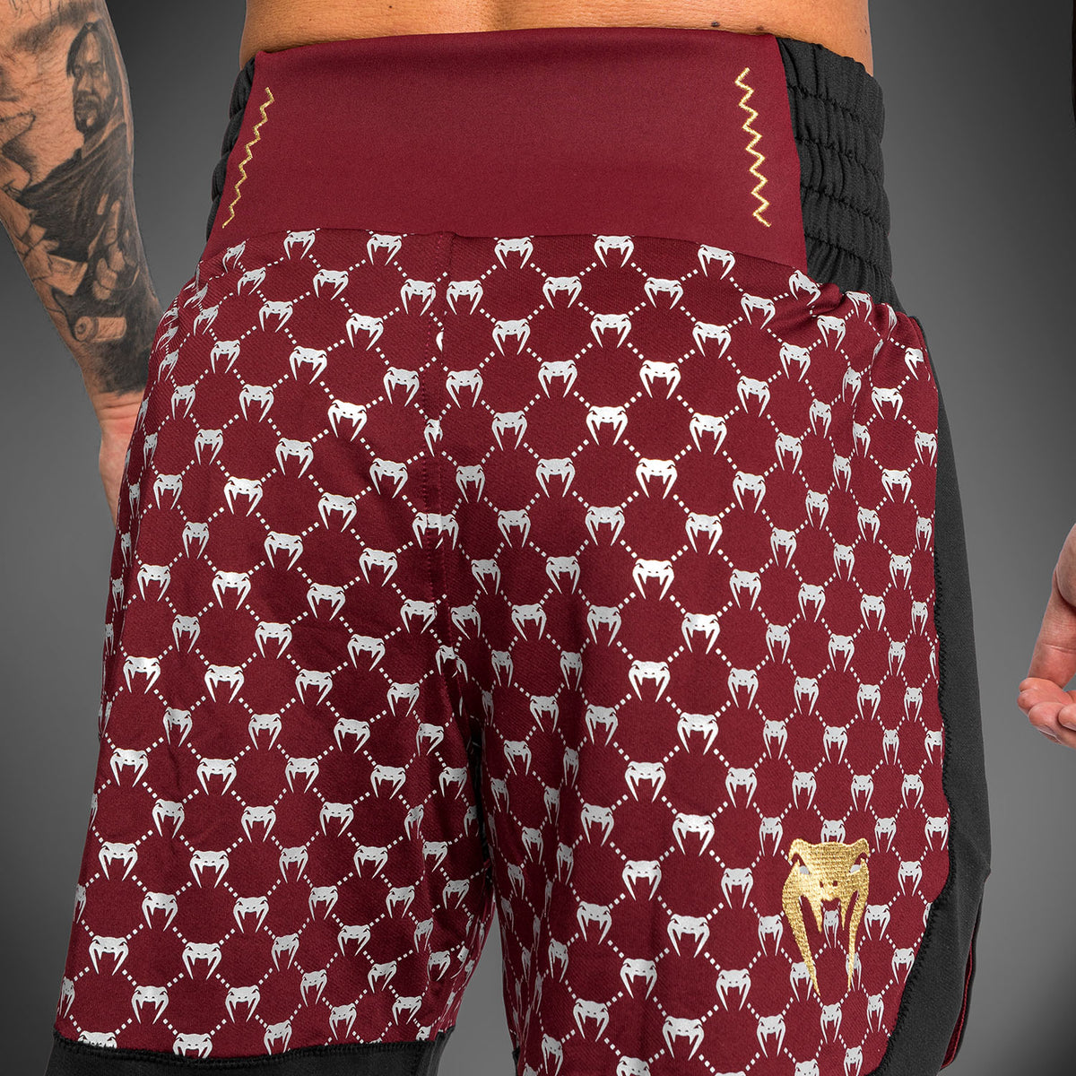 Venum Monogram Boxershorts - Schwarz/Burgund
