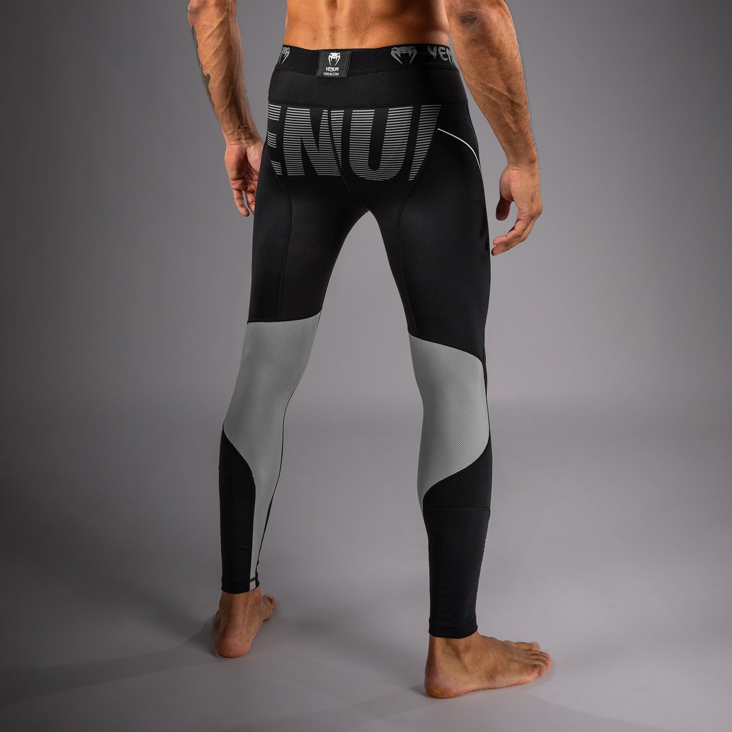 Venum Adrenaline Spats – Schwarz/Silbergrau