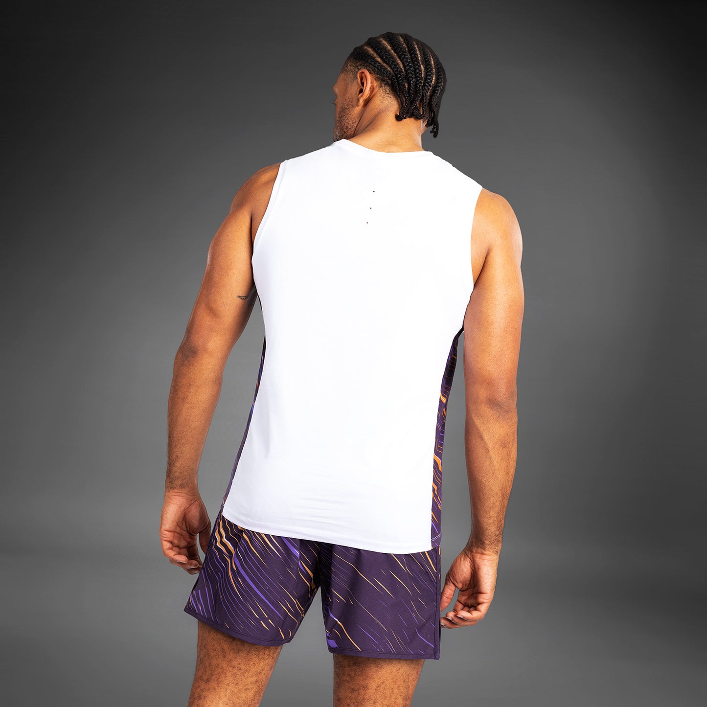 Venum Rapid Herren Tank Top - Weiß/Dunkelviolett