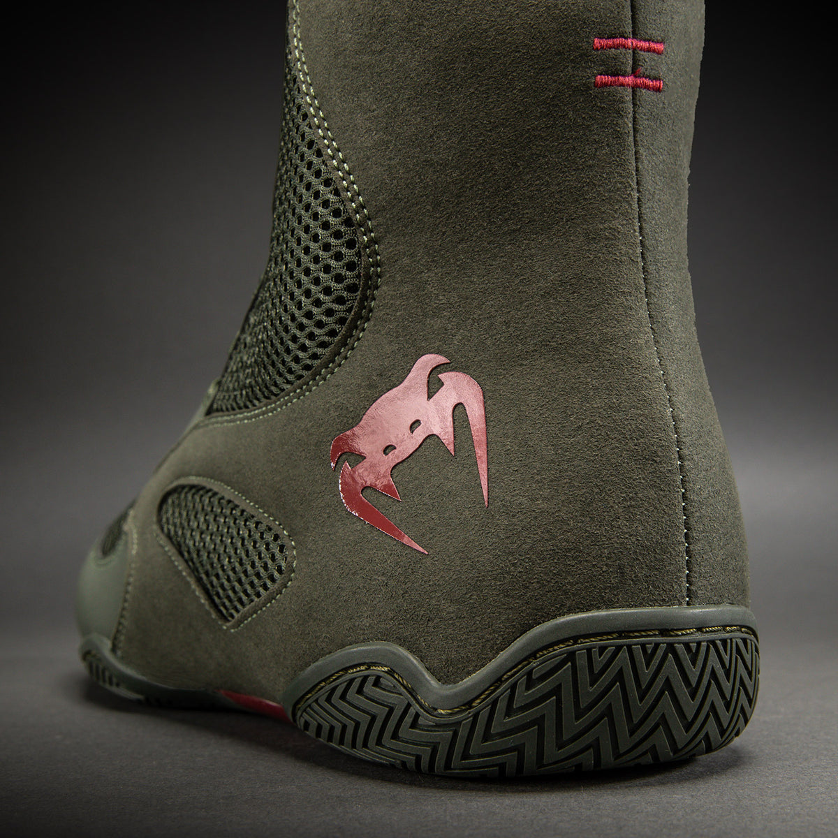 Venum Contender Boxschuhe - Khaki/Rot