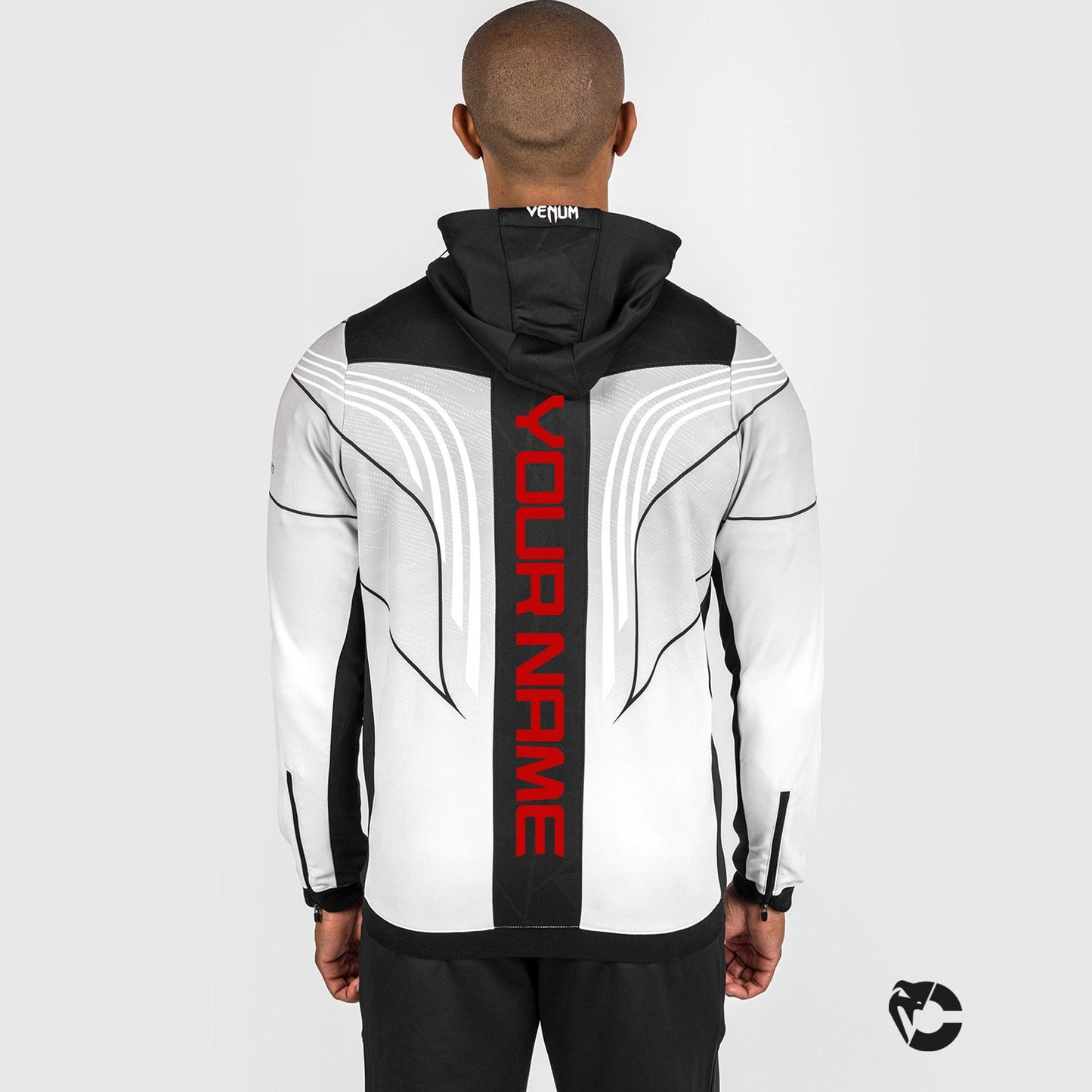 UFC Venum Authentic Fight Night 2.0 Männer Walkout Hoodie - weiß