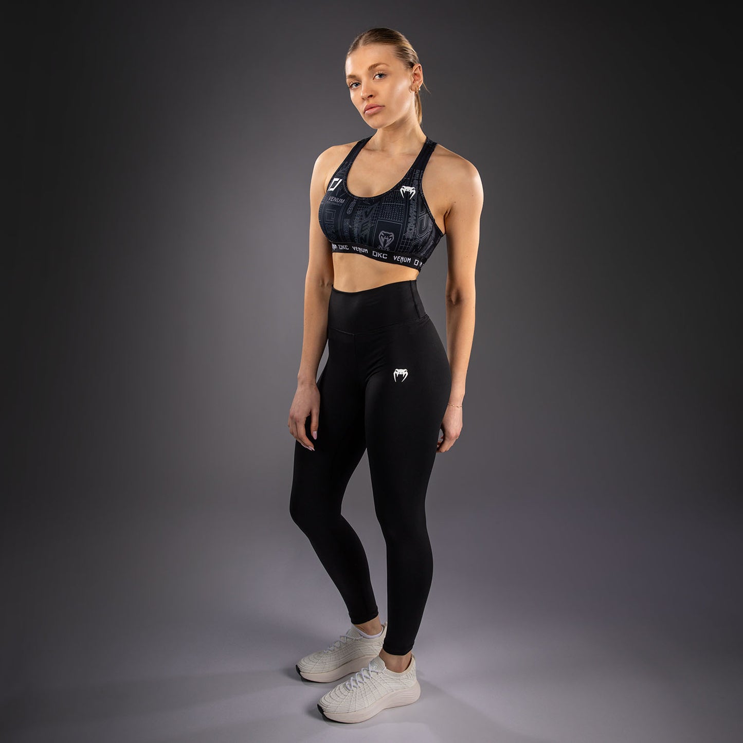 Karate Combat by Venum Sport-BH – Schwarz/Grau