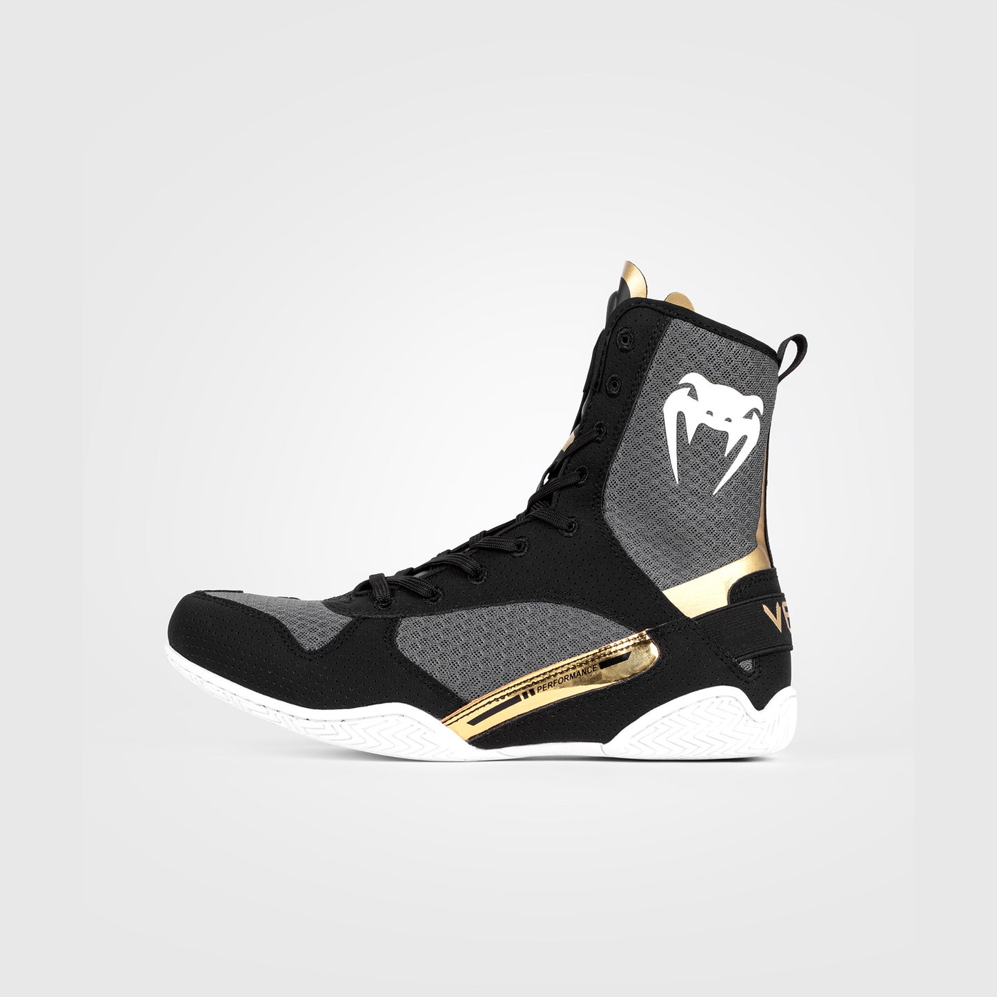 Venum Elite Boxing Schuhe - Schwarz/Weiß/Gold