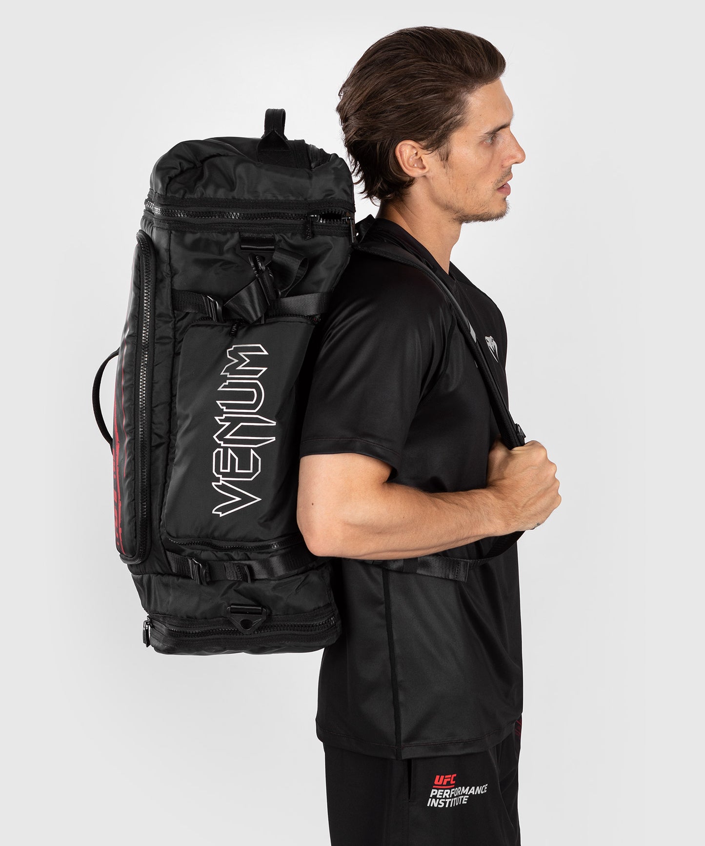 UFC Venum Performance Institute 2.0 Rucksack - Schwarz/Rot