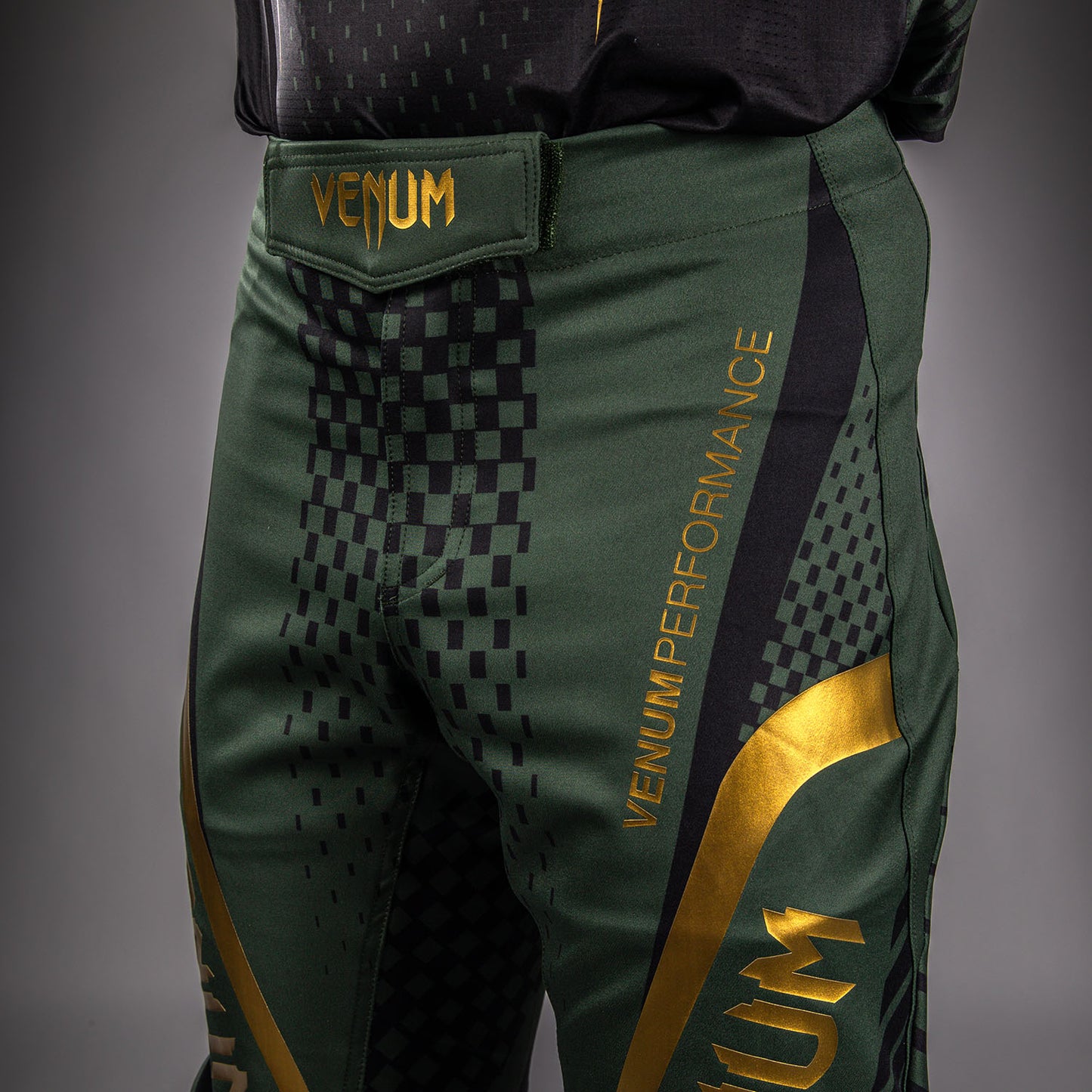 Venum MX Challenger Motorsports-Hose - Schwarz/Grün/Gold