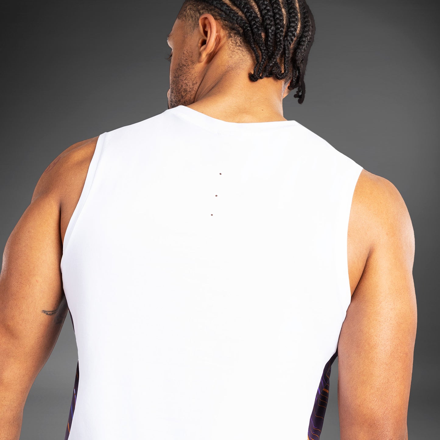 Venum Rapid Herren Tank Top - Weiß/Dunkelviolett