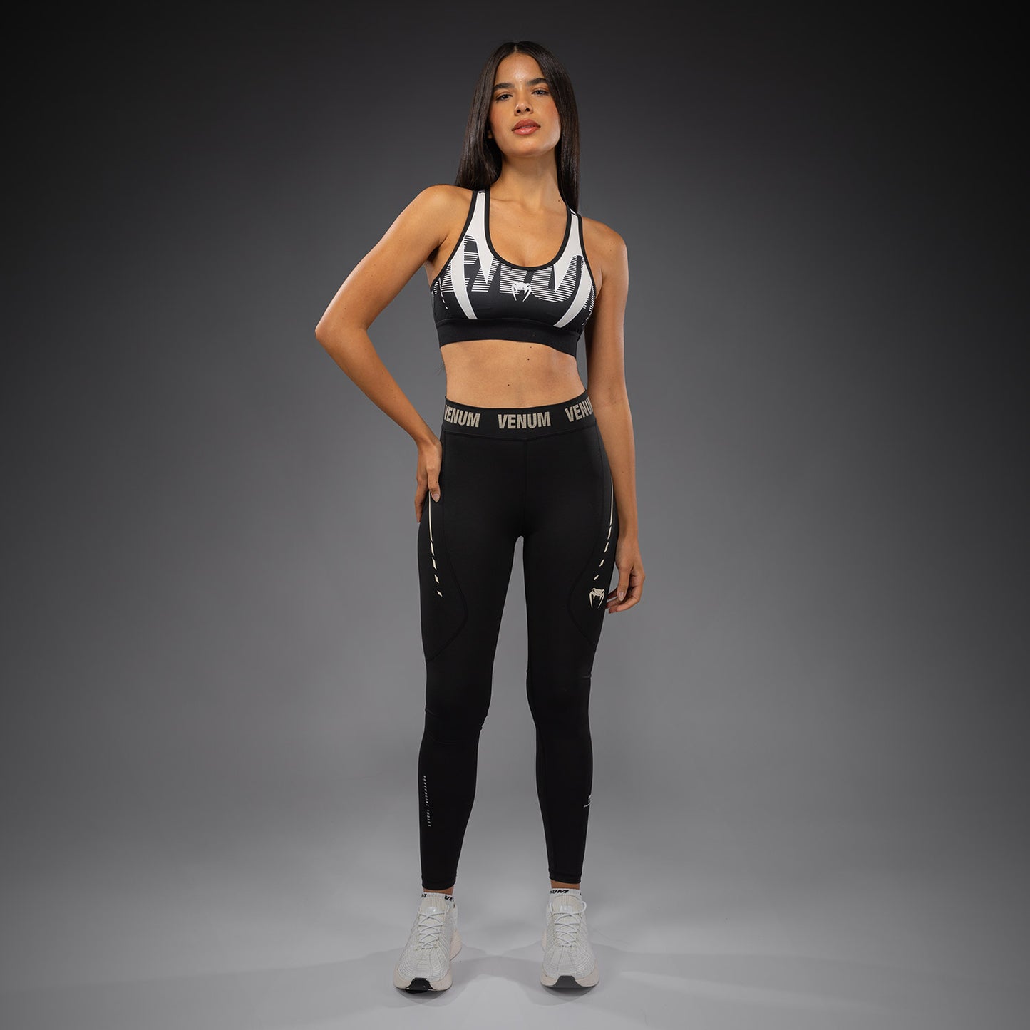 Venum Adrenaline Damen Leggings – Schwarz/Elfenbein