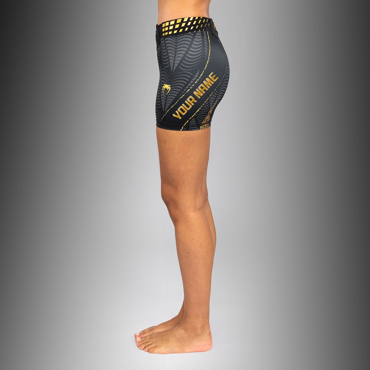 UFC Zenith by Venum Authentic Fight Night Kurze Passform Vale Tudo Short Damen Personalisiert - Champion
