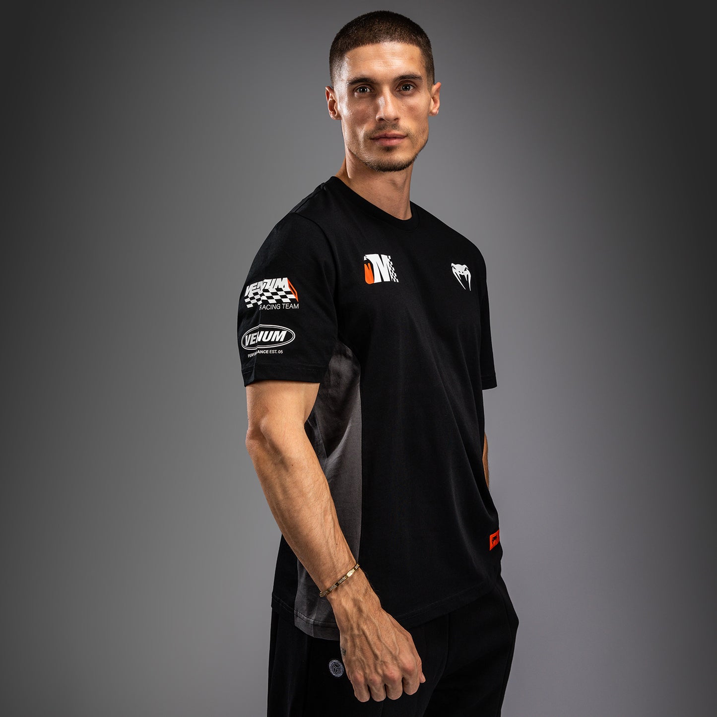 Venum Motorsport T-Shirt - Tiefschwarz