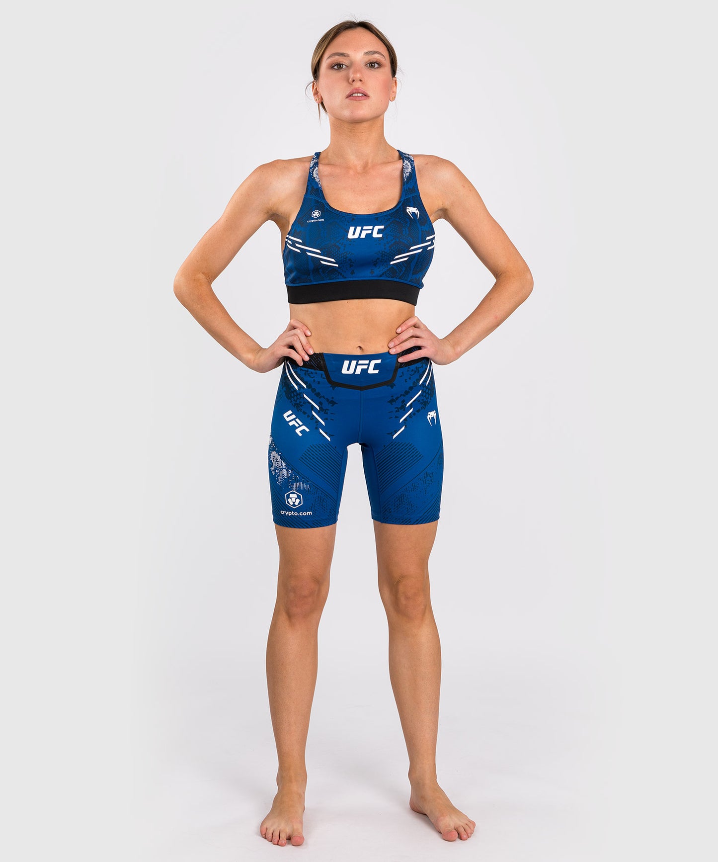 UFC Adrenaline by Venum Authentic Fight Night Vale Tudo Short für Frauen - Lange Passform - Blau