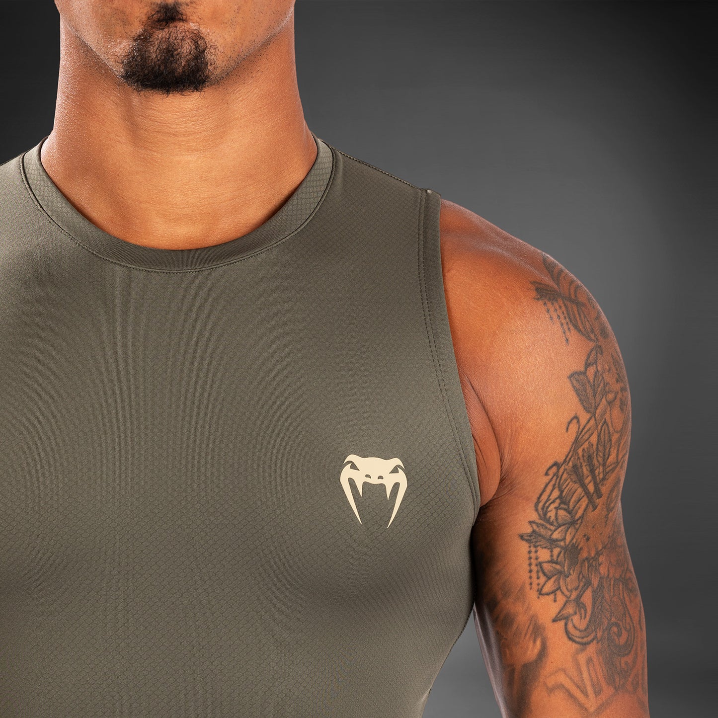 Venum Contender Herren Ärmelloser Rashguard - Khaki