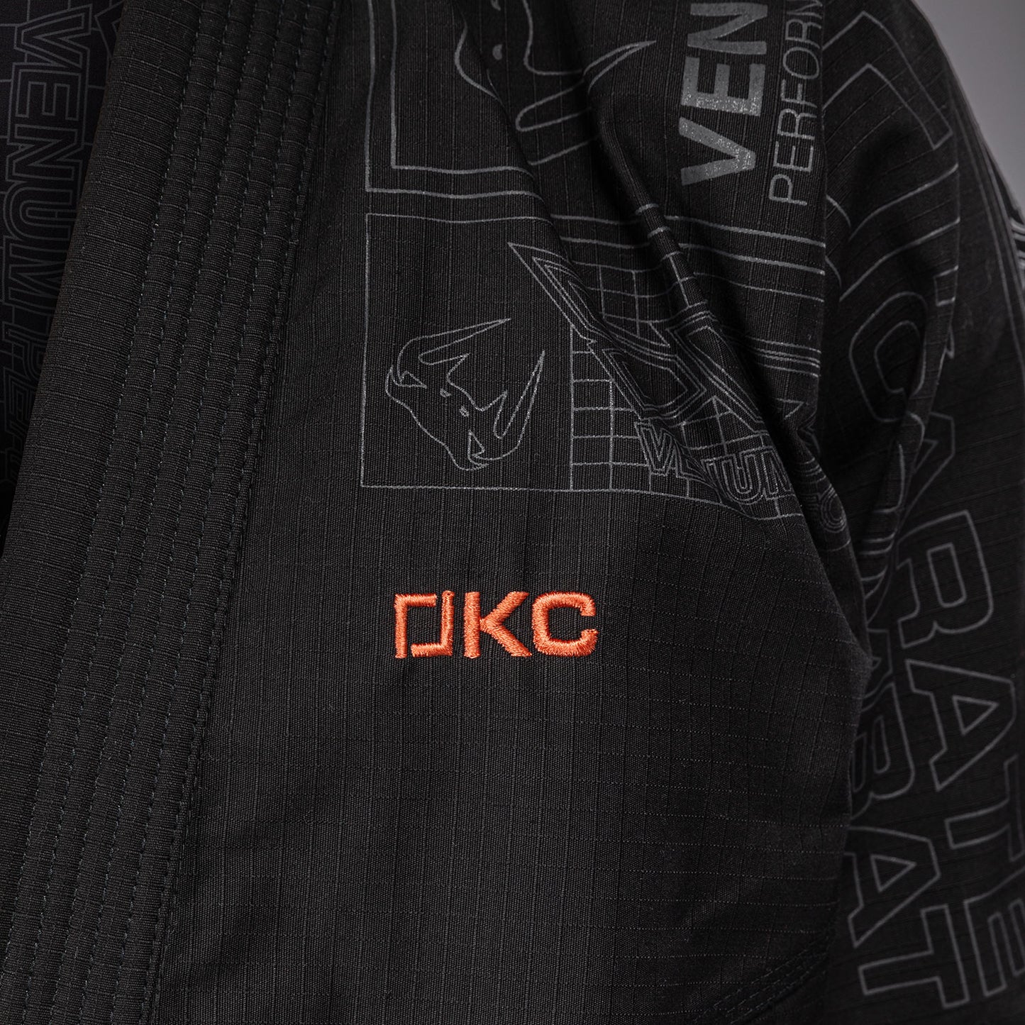Karate Combat by Venum BJJ Gi – Schwarz/Grau