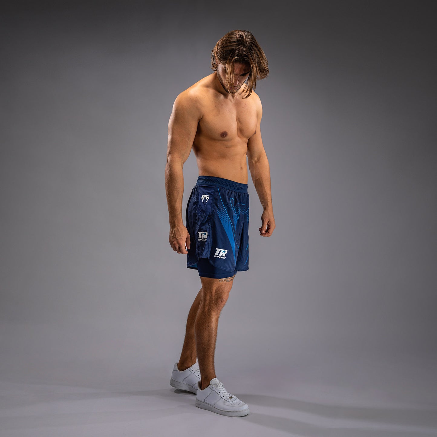 Venum x Top Rank Original Herren Trainingsshorts - Marineblau