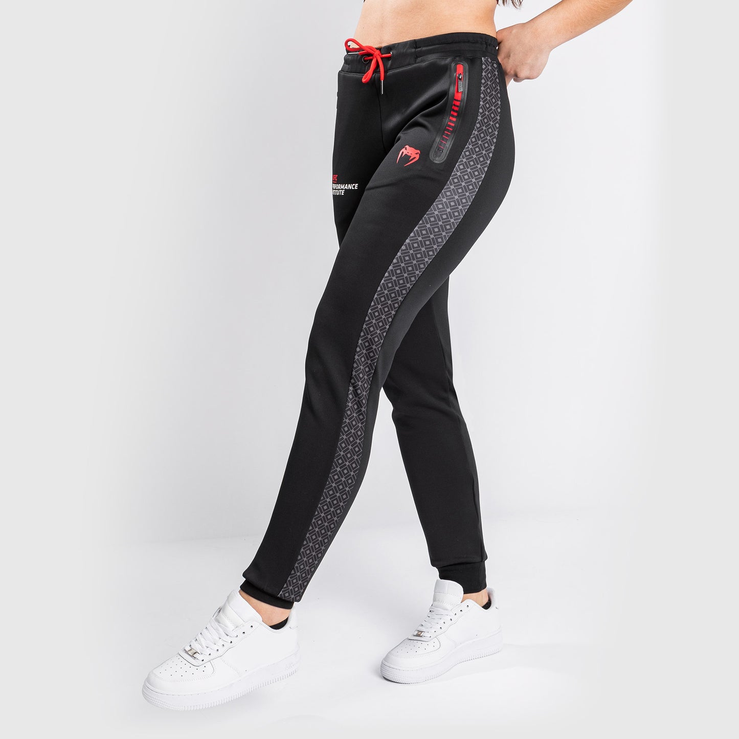 Venum UFC Performance Institute Jogginghose – Für Damen – Schwarz/Rot