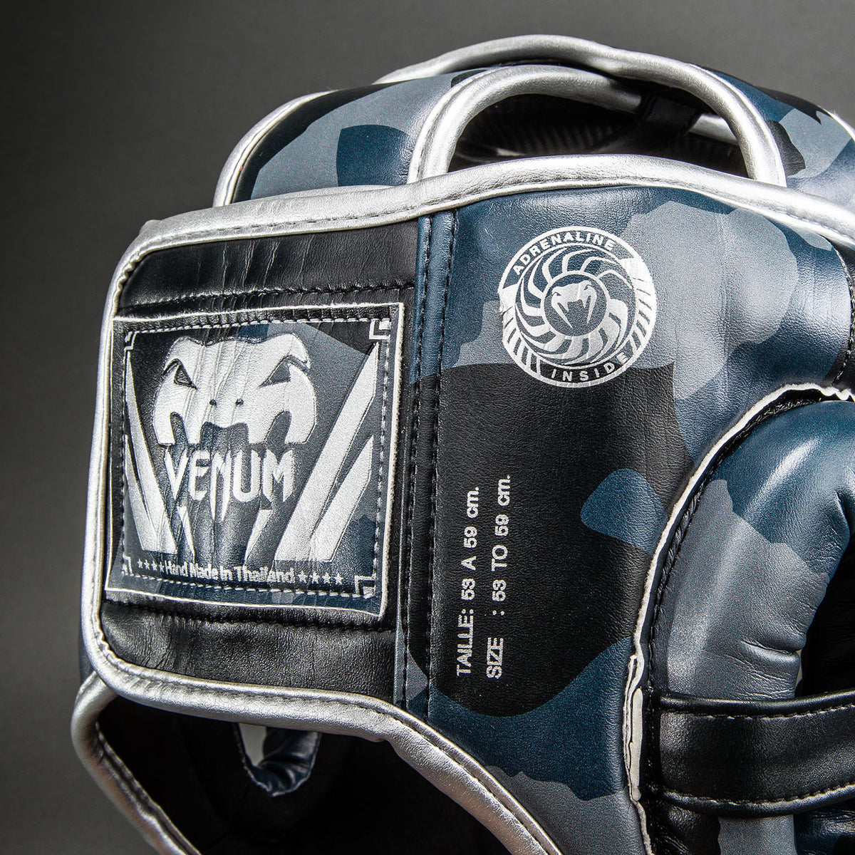 Venum Elite Camo Kopfschutz – Dunkelmarineblau/Blau