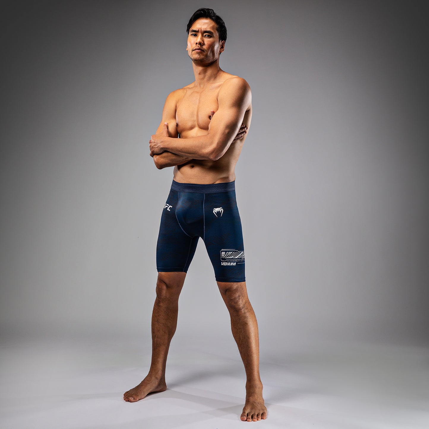 UFC Fusion by Venum Fight Week Herren Vale Tudo Short - Ozeanisches Blau
