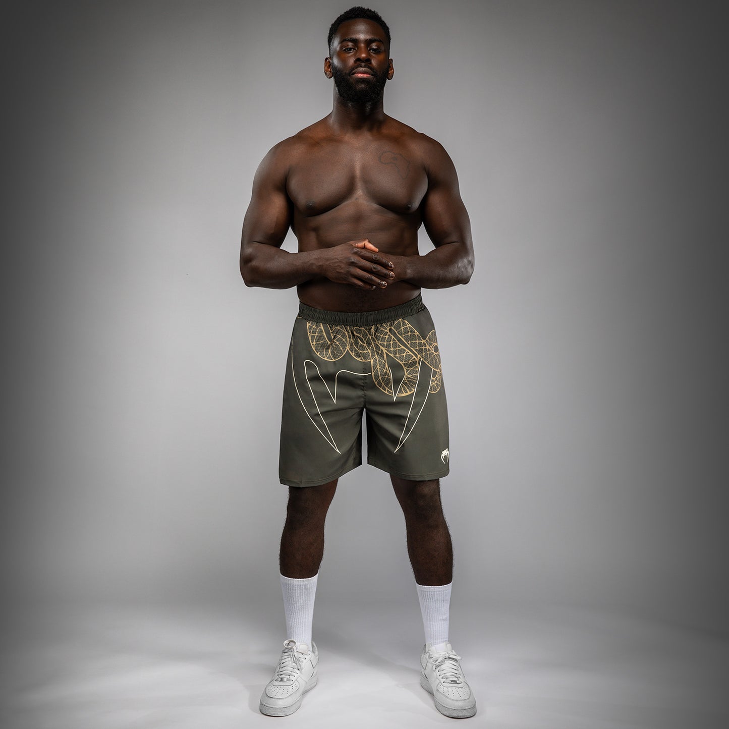 Venum Serpenti Trainingsshorts – Khaki/Bronze/Ivory