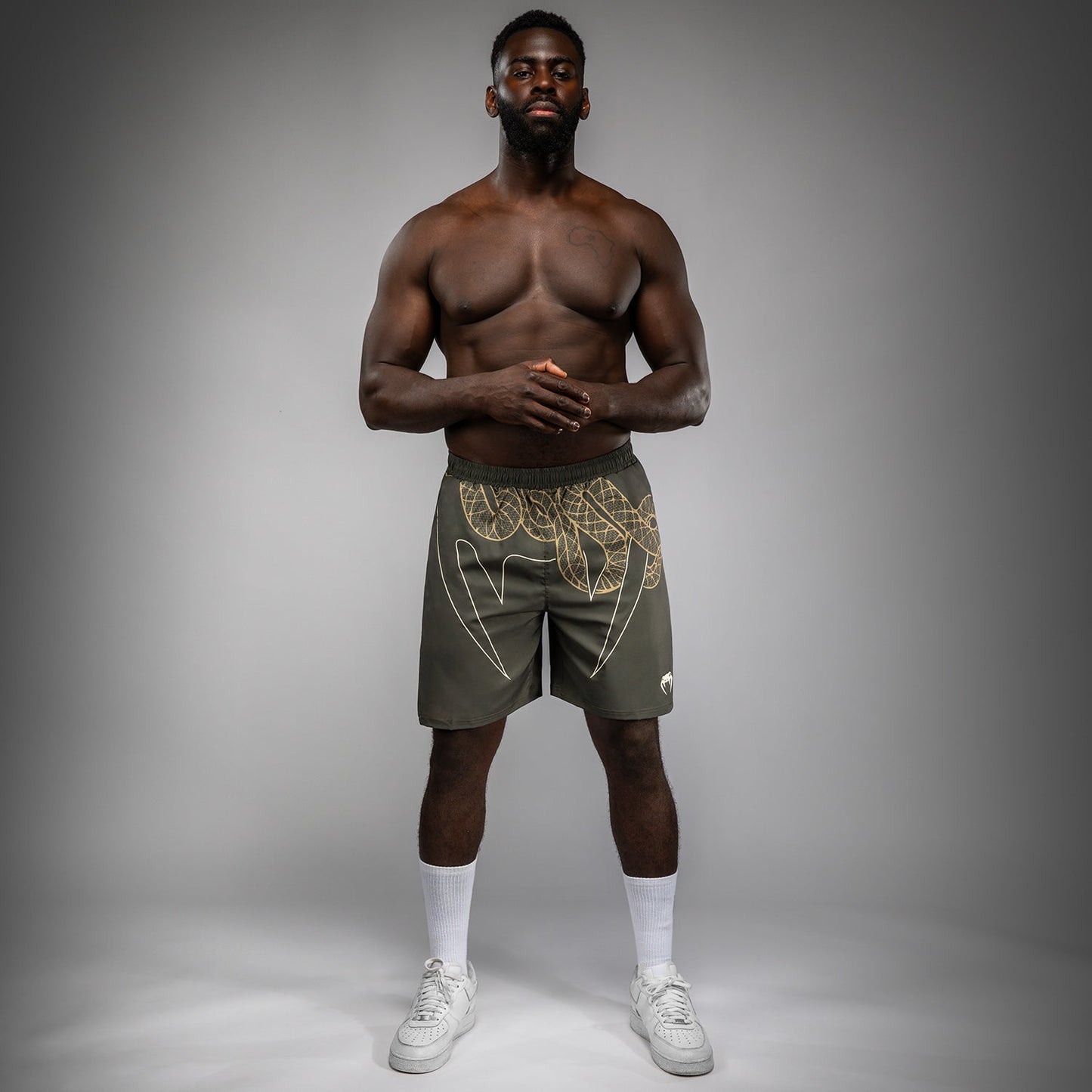 Venum Serpenti Trainingsshorts – Khaki/Bronze/Ivory