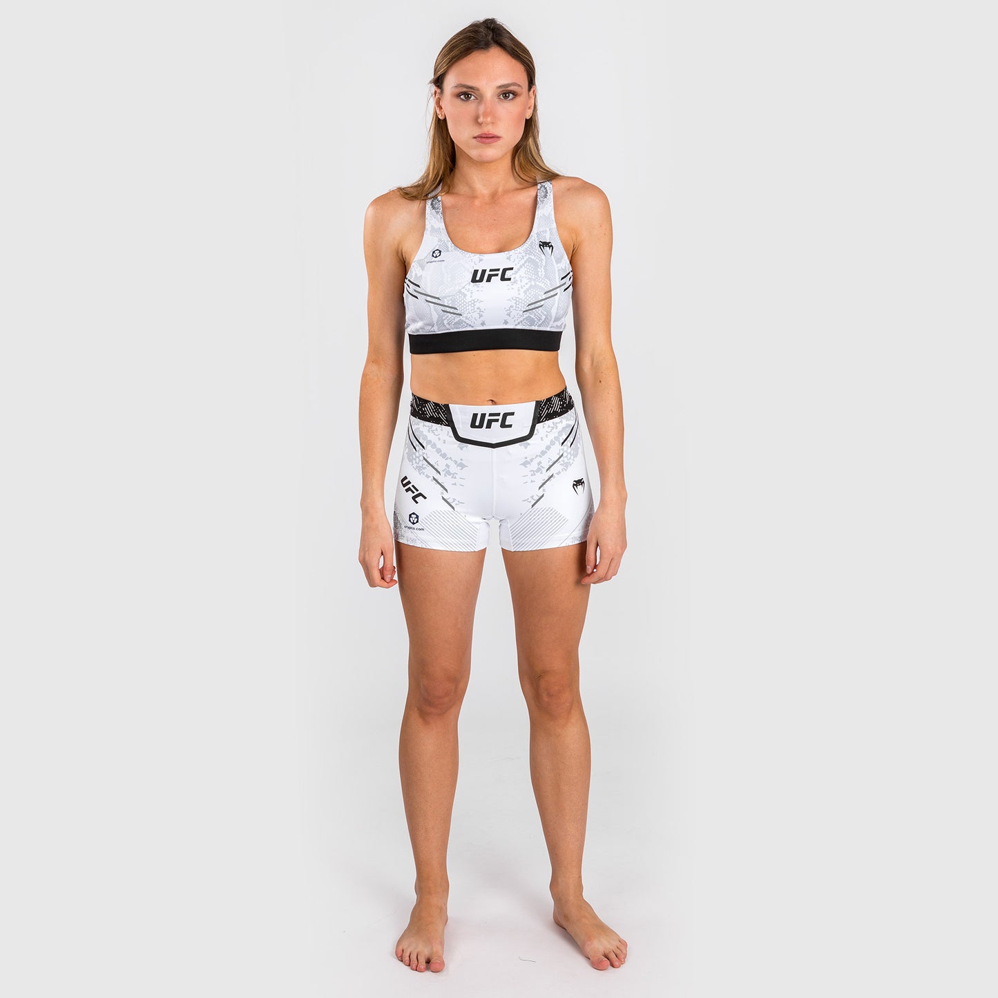 UFC Authentic Adrenaline Fight Night By Venum Damen Sport-BH - Weiß