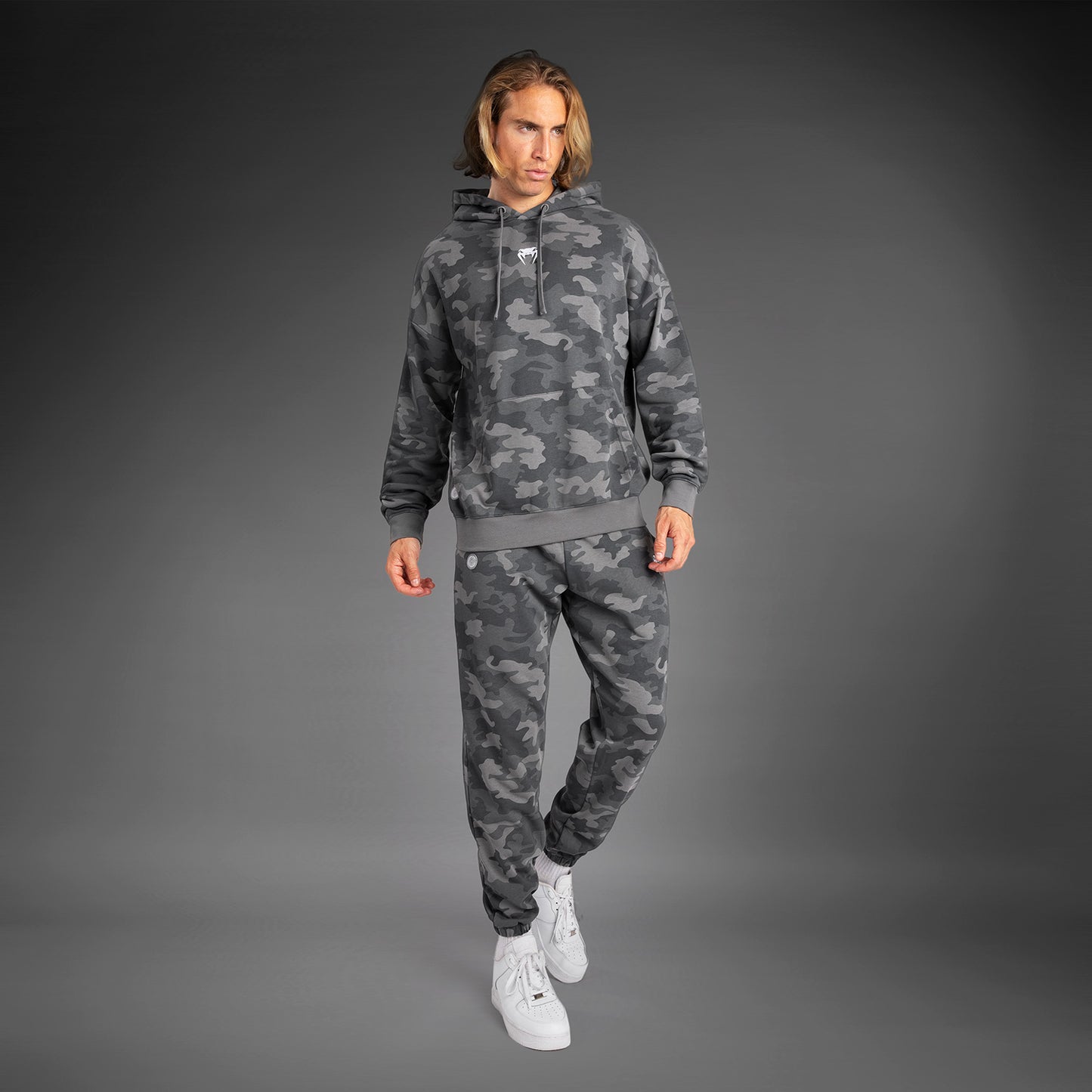 Venum Vortex XL Herren Kapuzenpullover - Anthrazit Camo