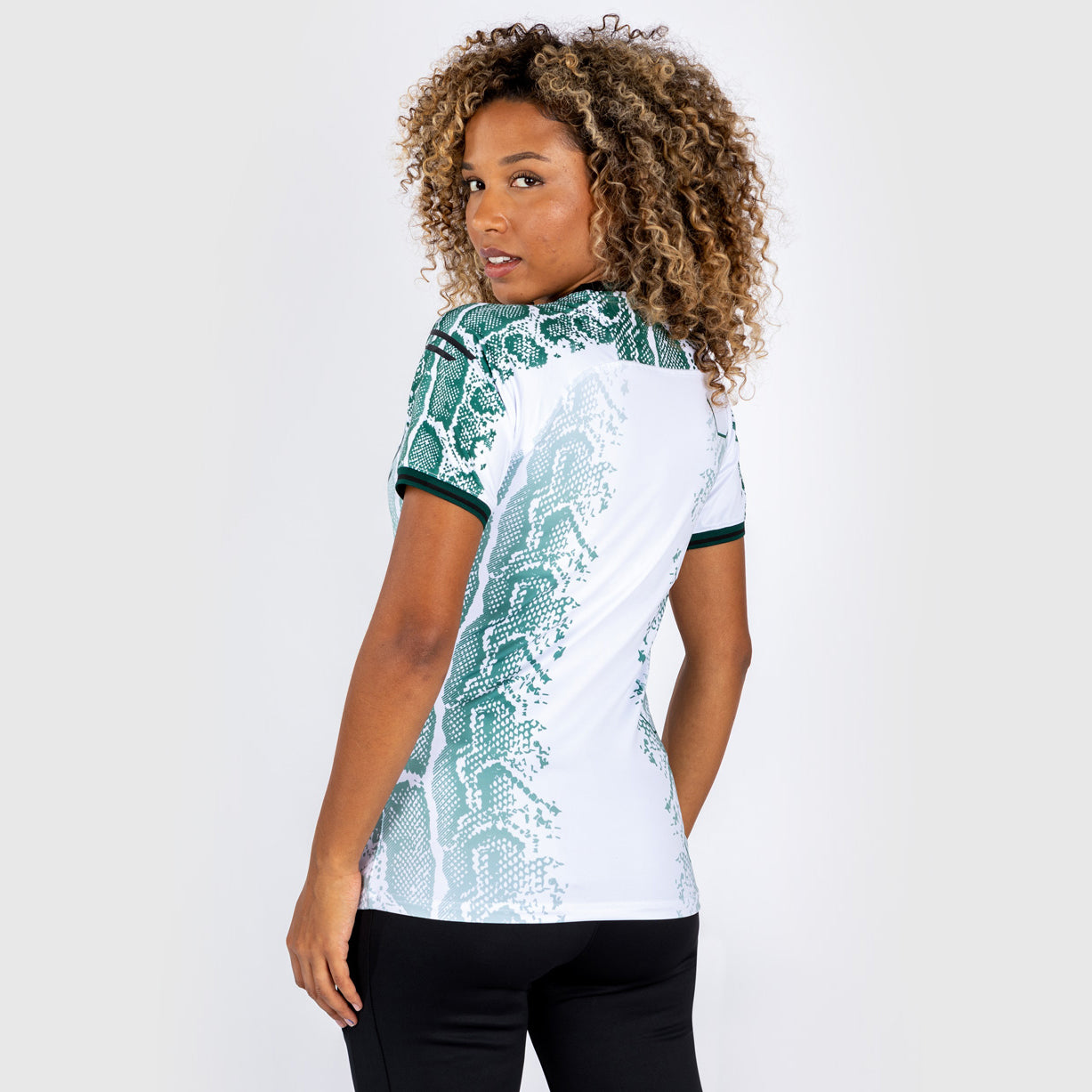UFC Adrenaline by Venum Authentic Fight Night Damen Walkout Trikot - Emerald Edition - Weiß/Grün